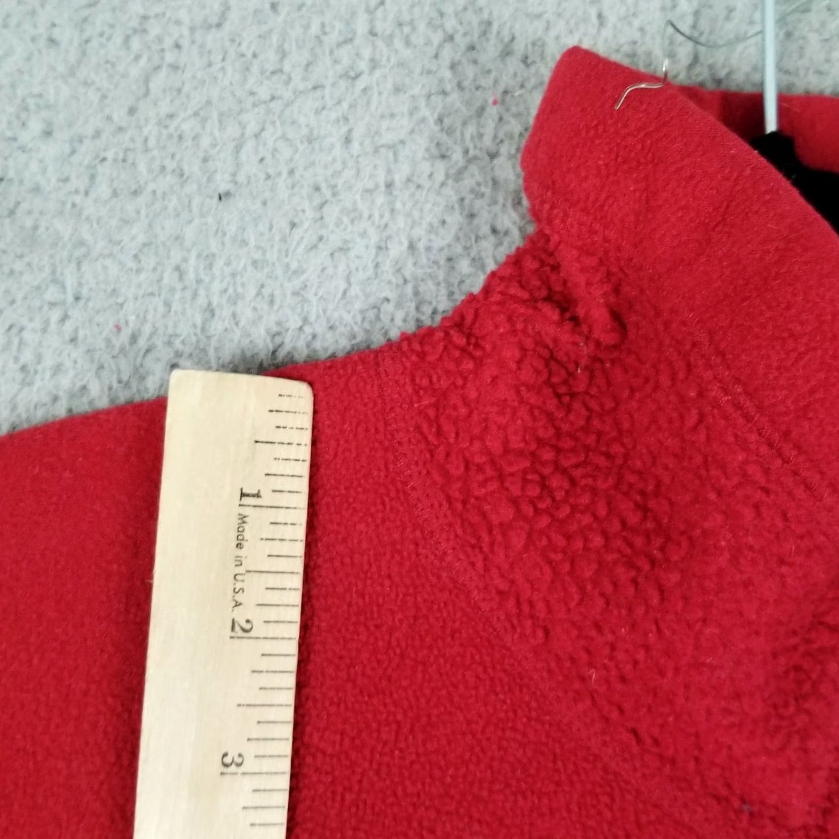 Patagonia VINTAGE Patagonia Synchilla Jacket Mens Medium Red USA Windbreaker Zip Full Zip Pockets Logo" Size US M / EU 48-50 / 2 - 3 Thumbnail