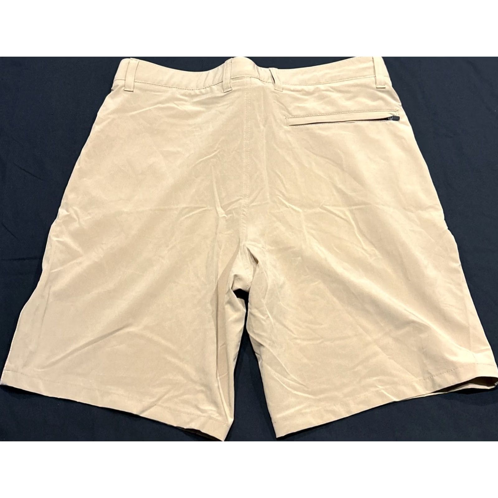 Vintage Rorie Whelan Men’s Golf Shorts 34 Waist Polyester Blend Beige Flat Front 9 Inseam Chino Lightweight Casual Golf Mens Size US 34 / EU 50 - 4 Thumbnail
