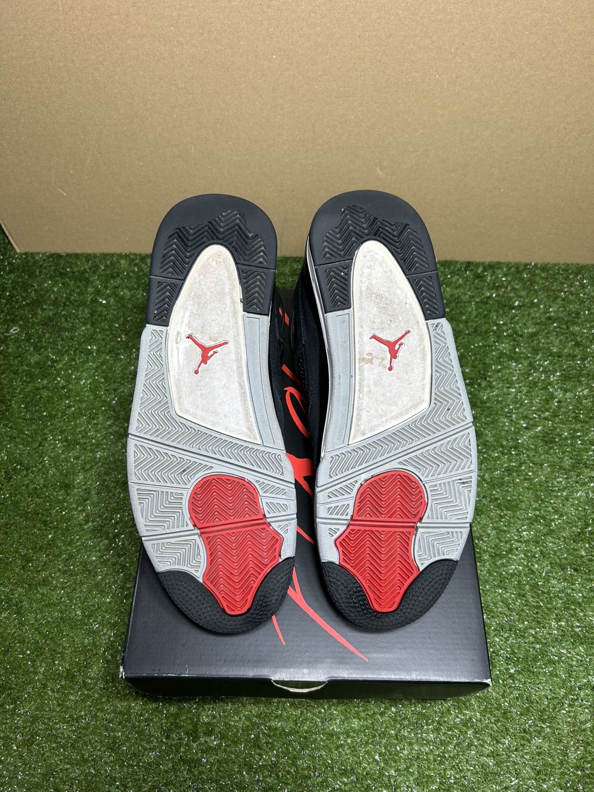 Jordan Brand Jordan 4 Black Canvas Size US 11 / EU 44 - 9 Thumbnail
