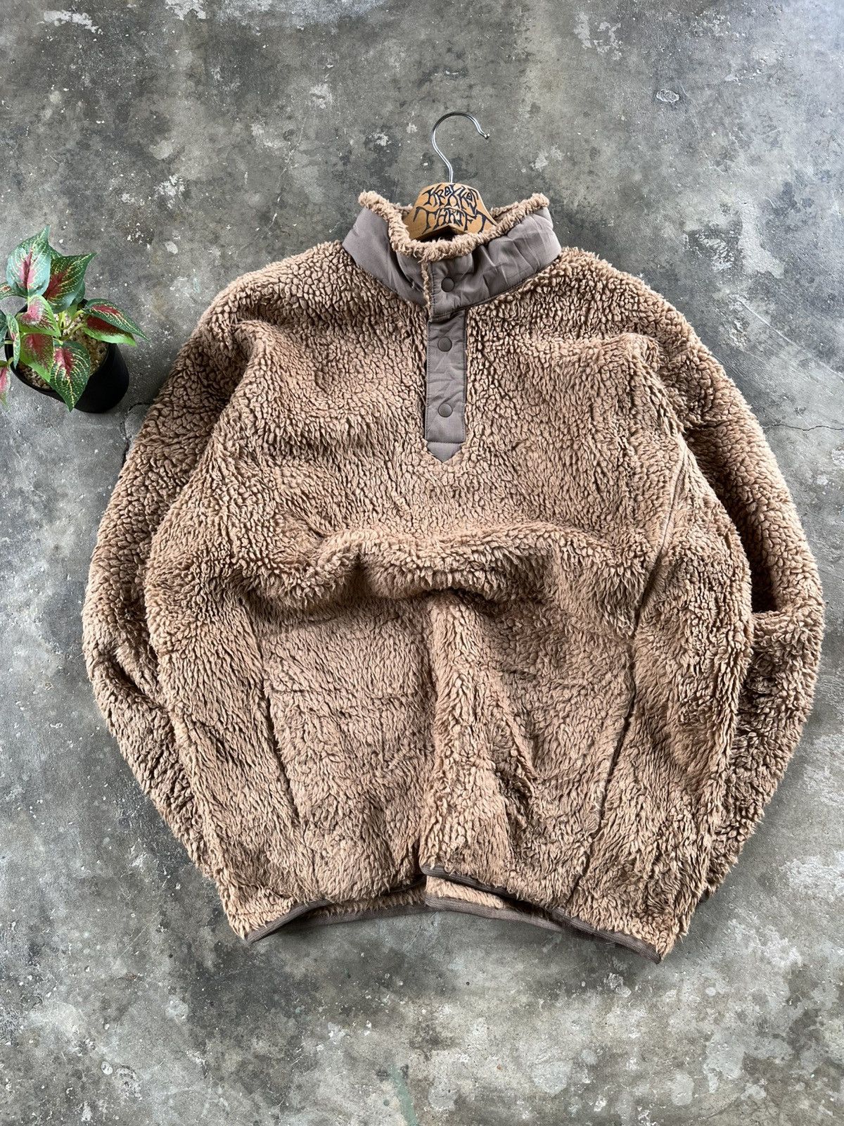 Japanese Brand × Uniqlo × White Mountaineering ⚡️White Mountaineering x Uniqlo Half Button Sherpa Jacket Size US M / EU 48-50 / 2 - 1 Thumbnail