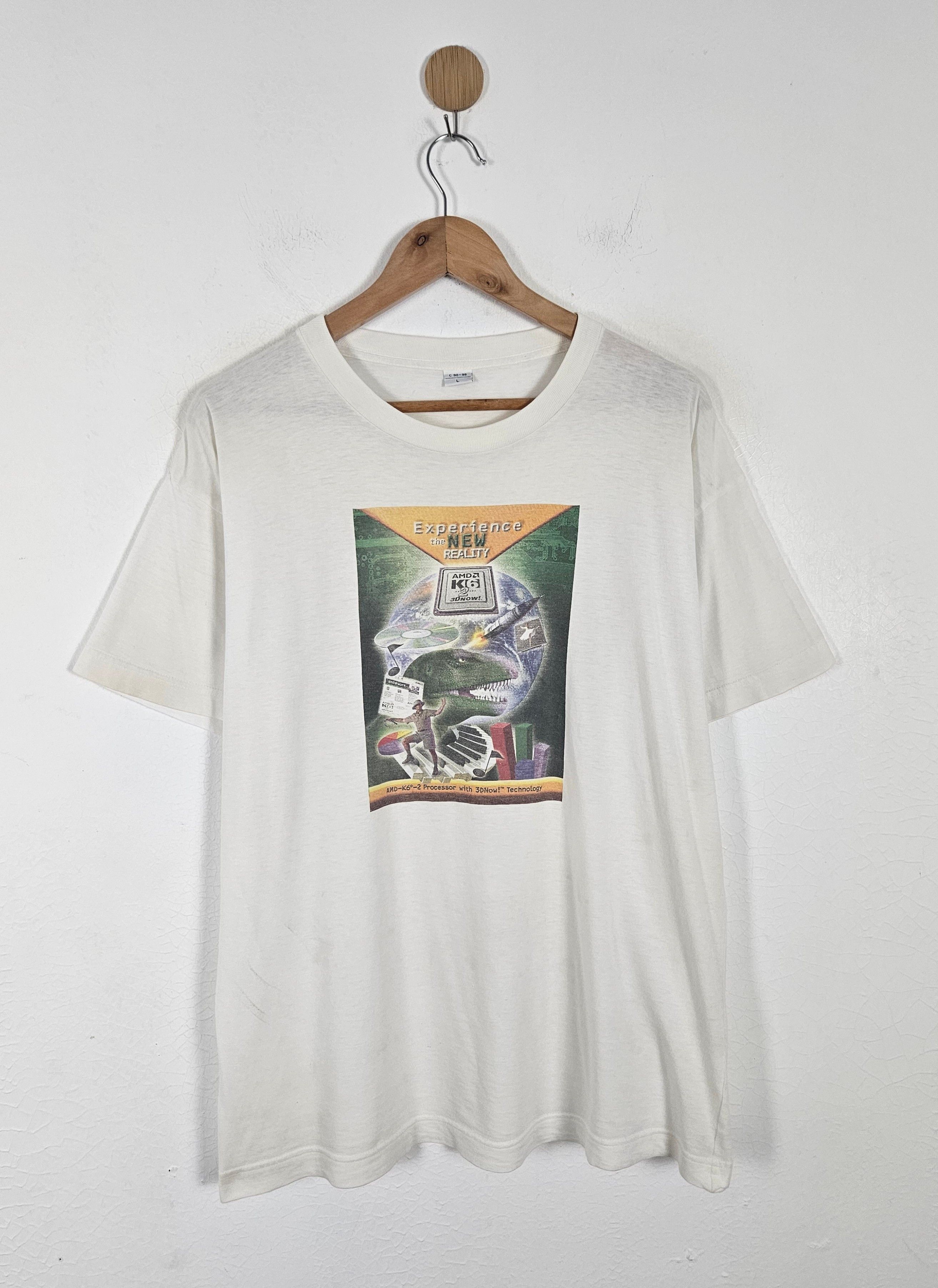 Apple AMD nVIDIA Computer System Video Games Vintage 90s Shirt Size US L / EU 52-54 / 3 - 1 Thumbnail