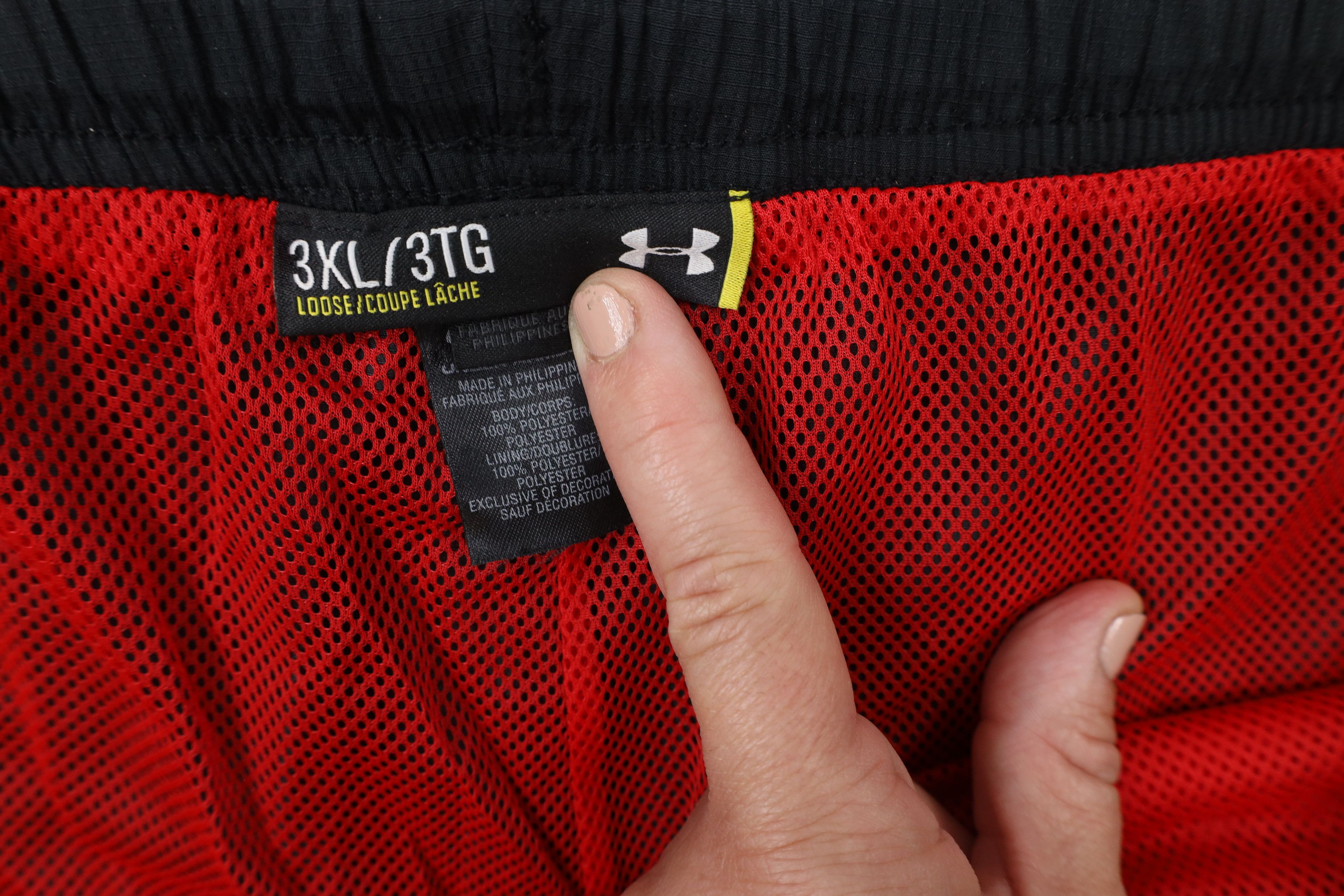 Under Armour × Vintage Under Armour Fit Lined Wide Leg Windbreaker Rain Pants Black Size US 42 / EU 58 - 11 Thumbnail