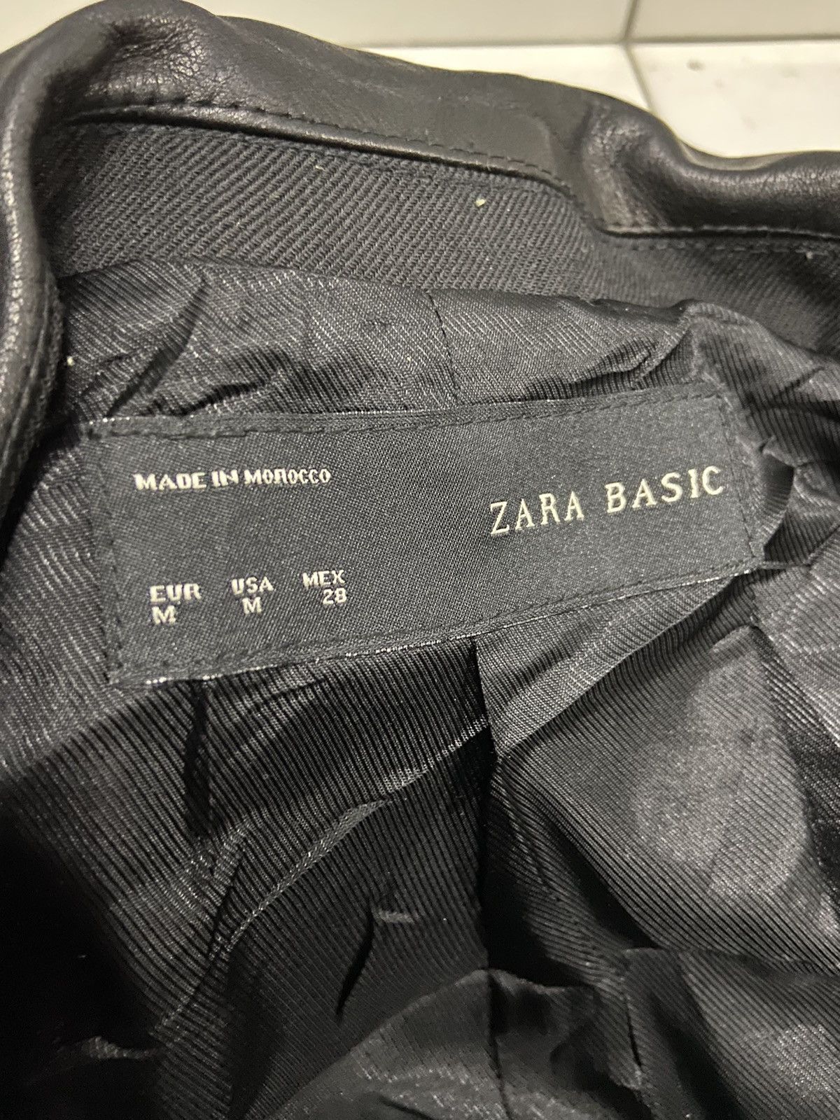 Zara ZARA LAMBSKINS JACKET COAT WOMEN BIKERS Size M / US 6-8 / IT 42-44 - 15 Thumbnail