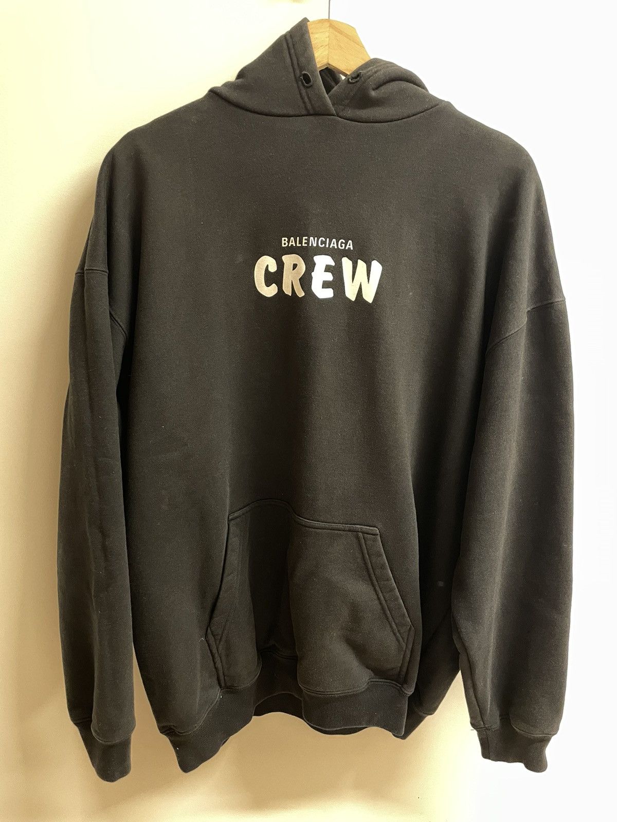 希少 完売品 定価13 BALENCIAGA CREW HOODIE