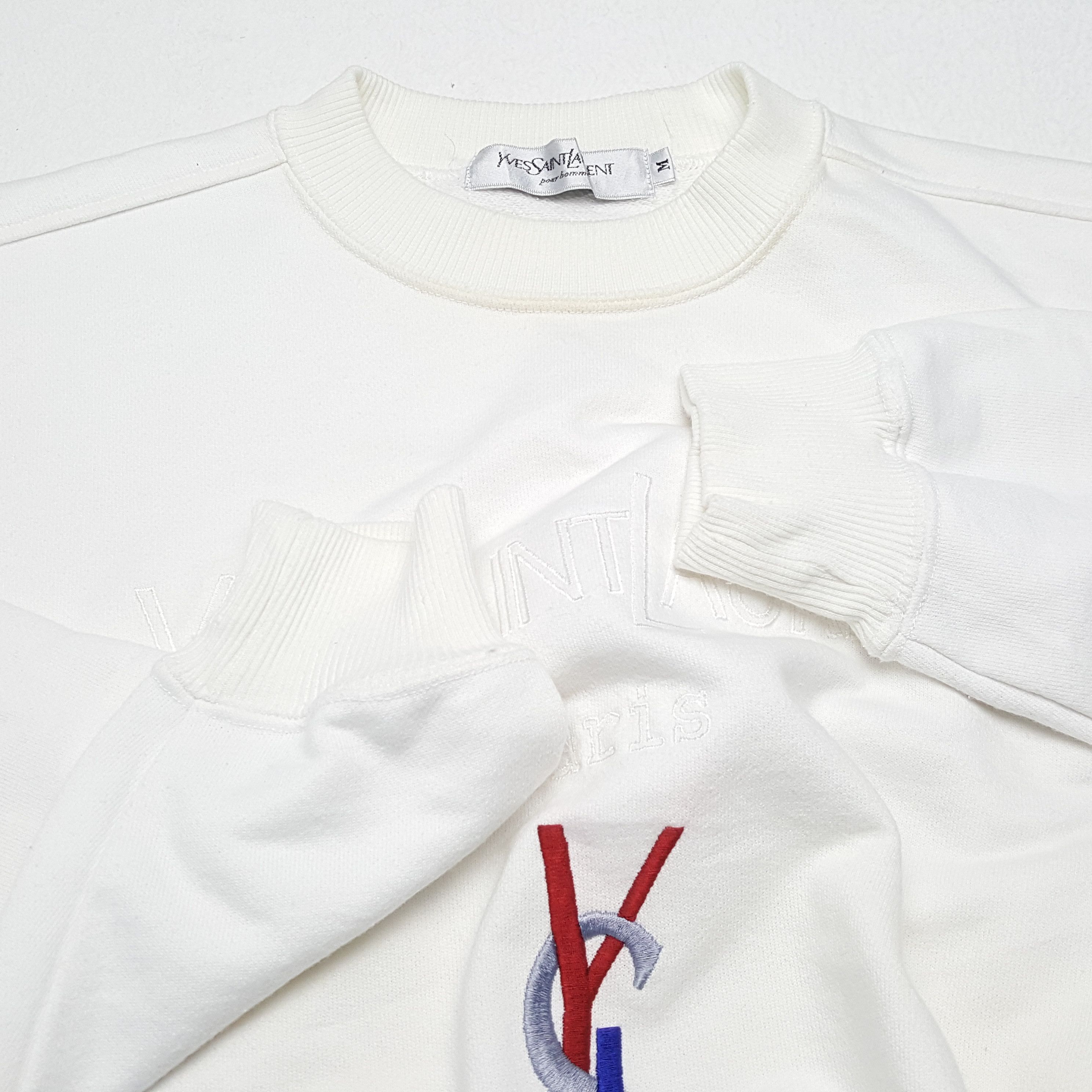Vintage × Yves Saint Laurent Vintage YVES SAINT LAURENT Italian Brand Sweatshirts Size US M / EU 48-50 / 2 - 7 Thumbnail
