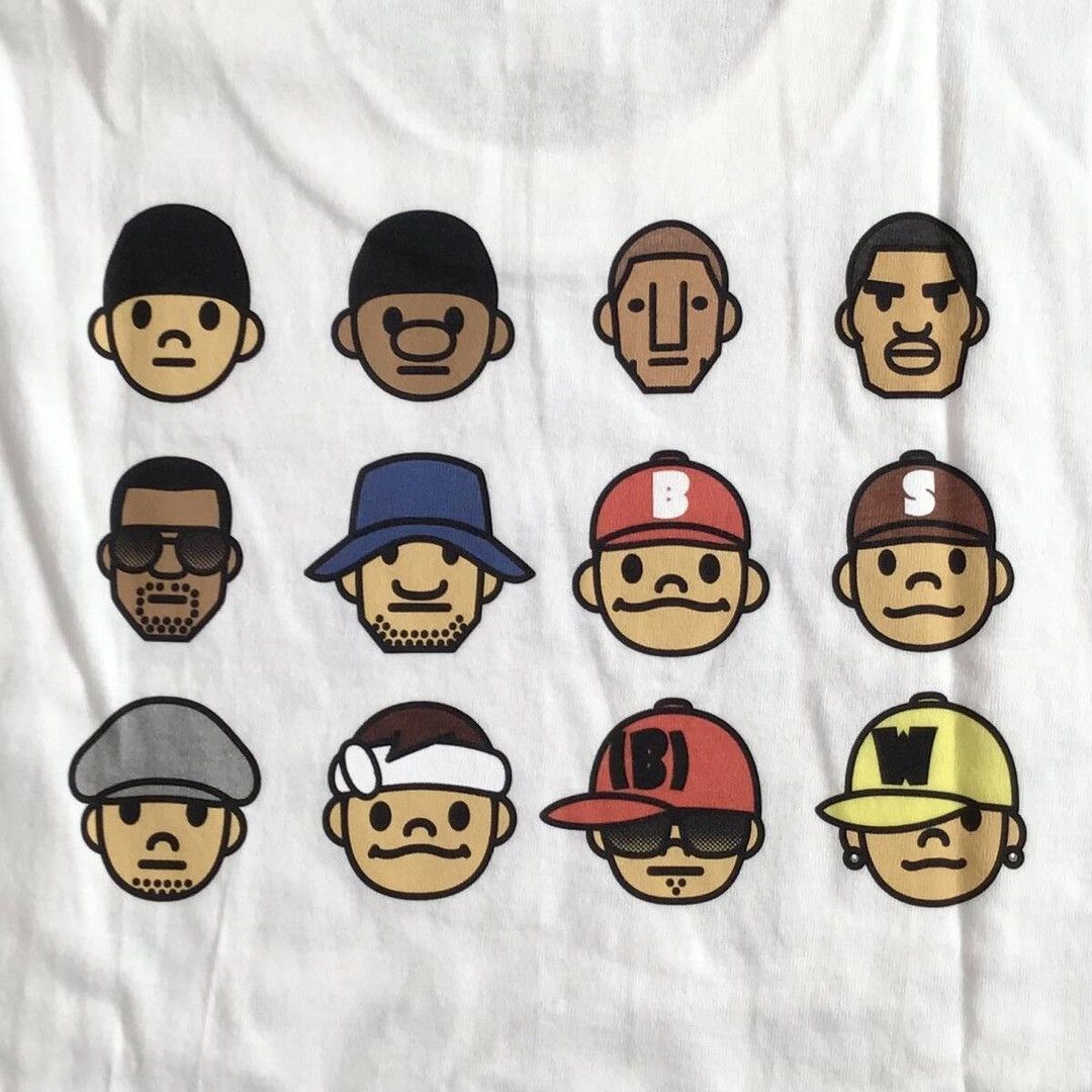 Bape 2008 BAPE HEADS SHOW T-shirt NIGO Pharrell Kanye West NERD Size US L / EU 52-54 / 3 - 5 Thumbnail