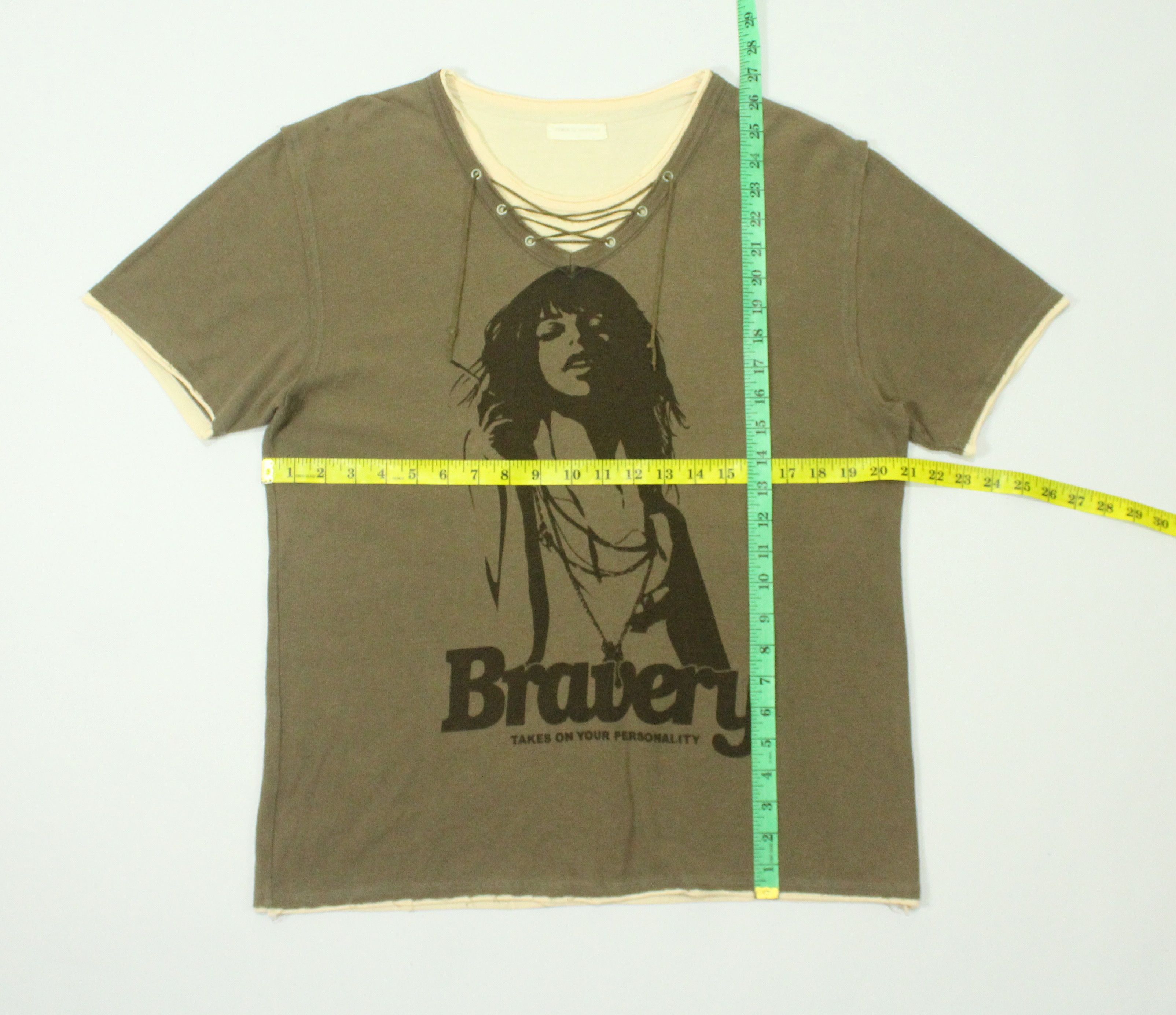 Japanese Brand Lace Up Graphic Shirt Smoking Inspired LGB Hysteric Glamour Size US M / EU 48-50 / 2 - 15 Thumbnail