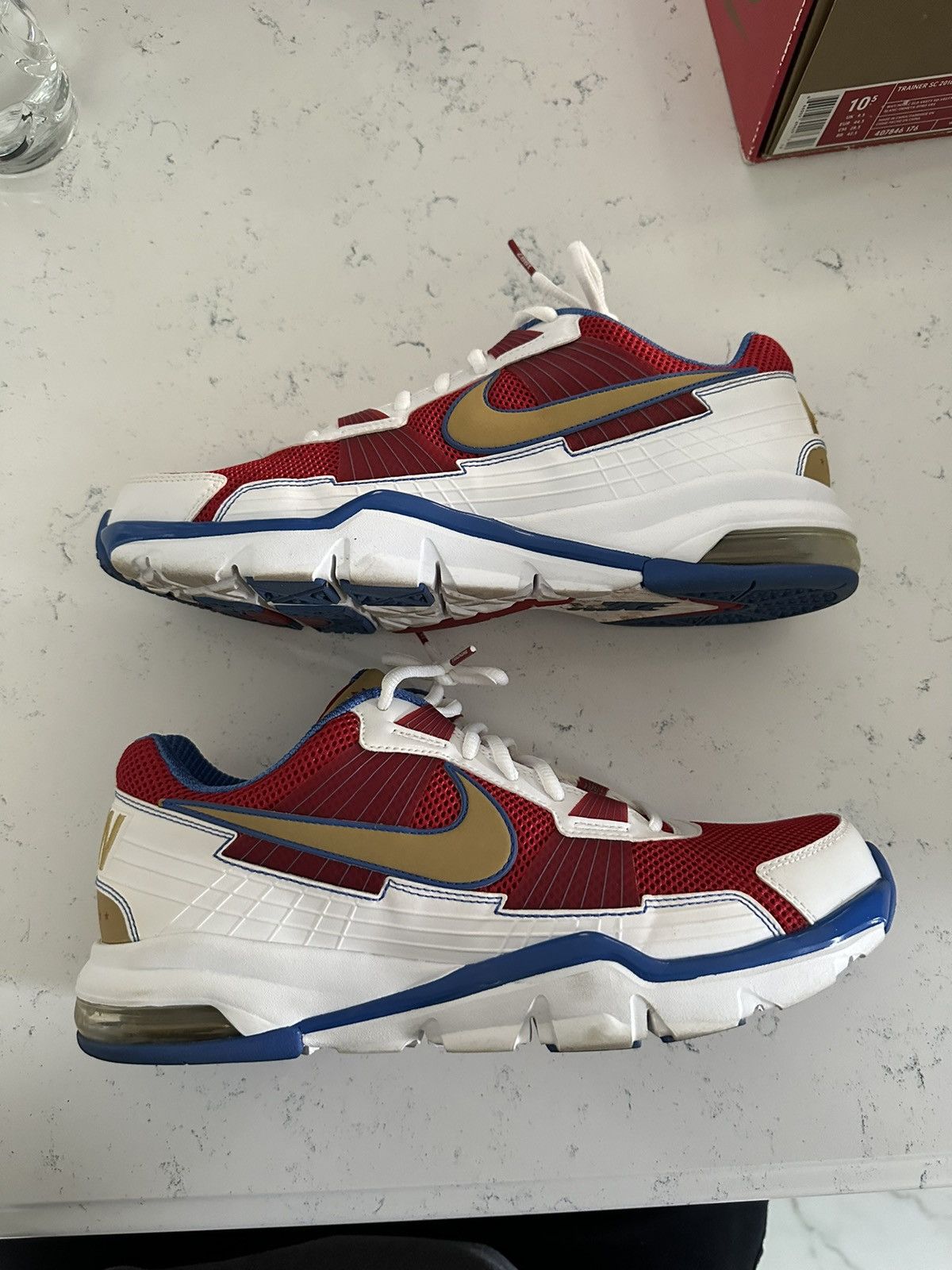 image of Nike Manny Pacquiao Shoes in White, Men's (Size 10.5)