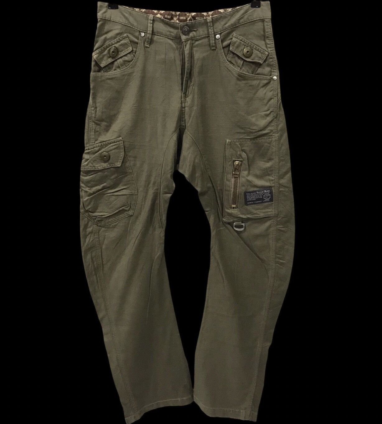 Edwin Edwin Curved Leg Multipockets Military Cargo Pant Size US 29 - 2 Thumbnail