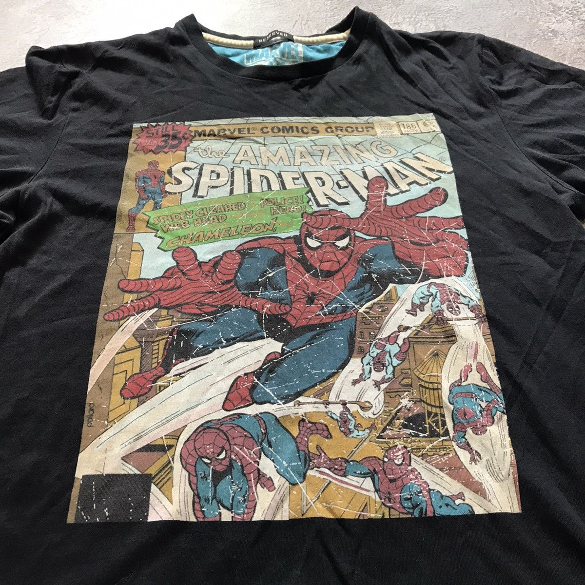 Vintage Vintage Y2K Marvel Spider-Man Graphic Tee Grunge Black M Size US M / EU 48-50 / 2 - 3 Thumbnail