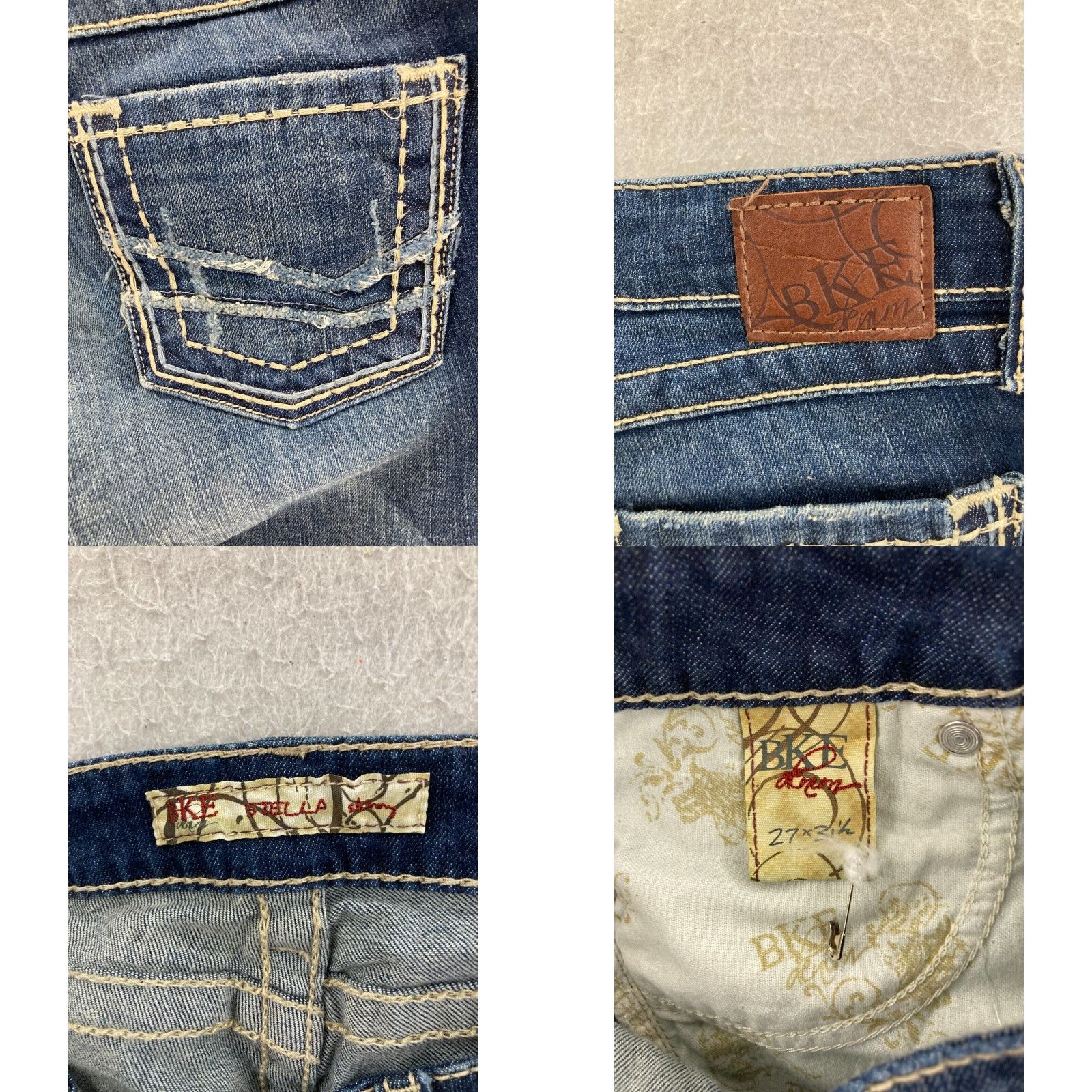 BKE BKE Jeans Bootcut Denim Blue 26x31.5 Regular Mid Rise Men/Women? Size 26" / US 2 / IT 38 - 8 Thumbnail
