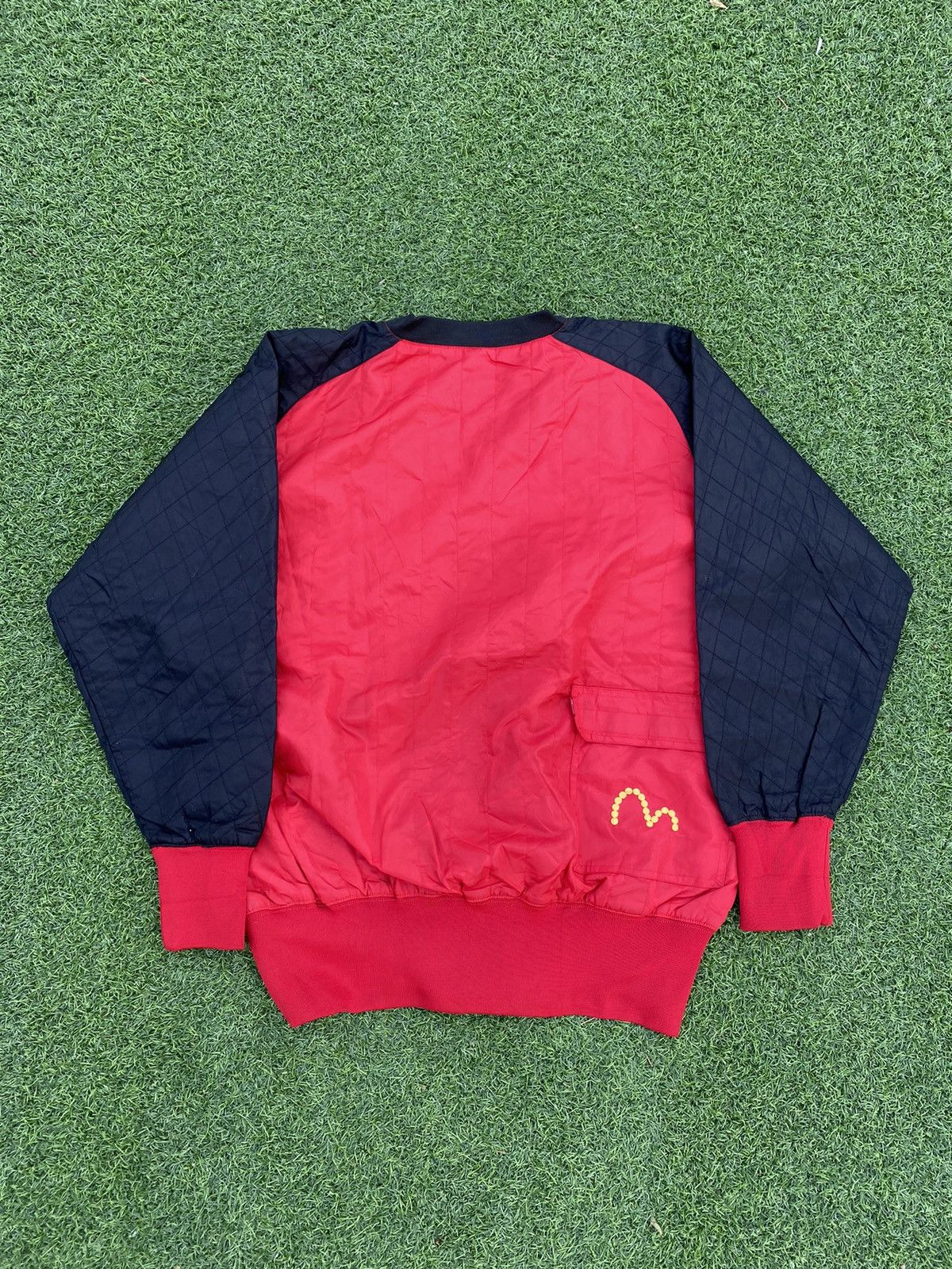 Evisu × Japanese Brand EVISU YAMANE V NECK SWEATSHIRT Size US XXL / EU 58 / 5 - 3 Thumbnail