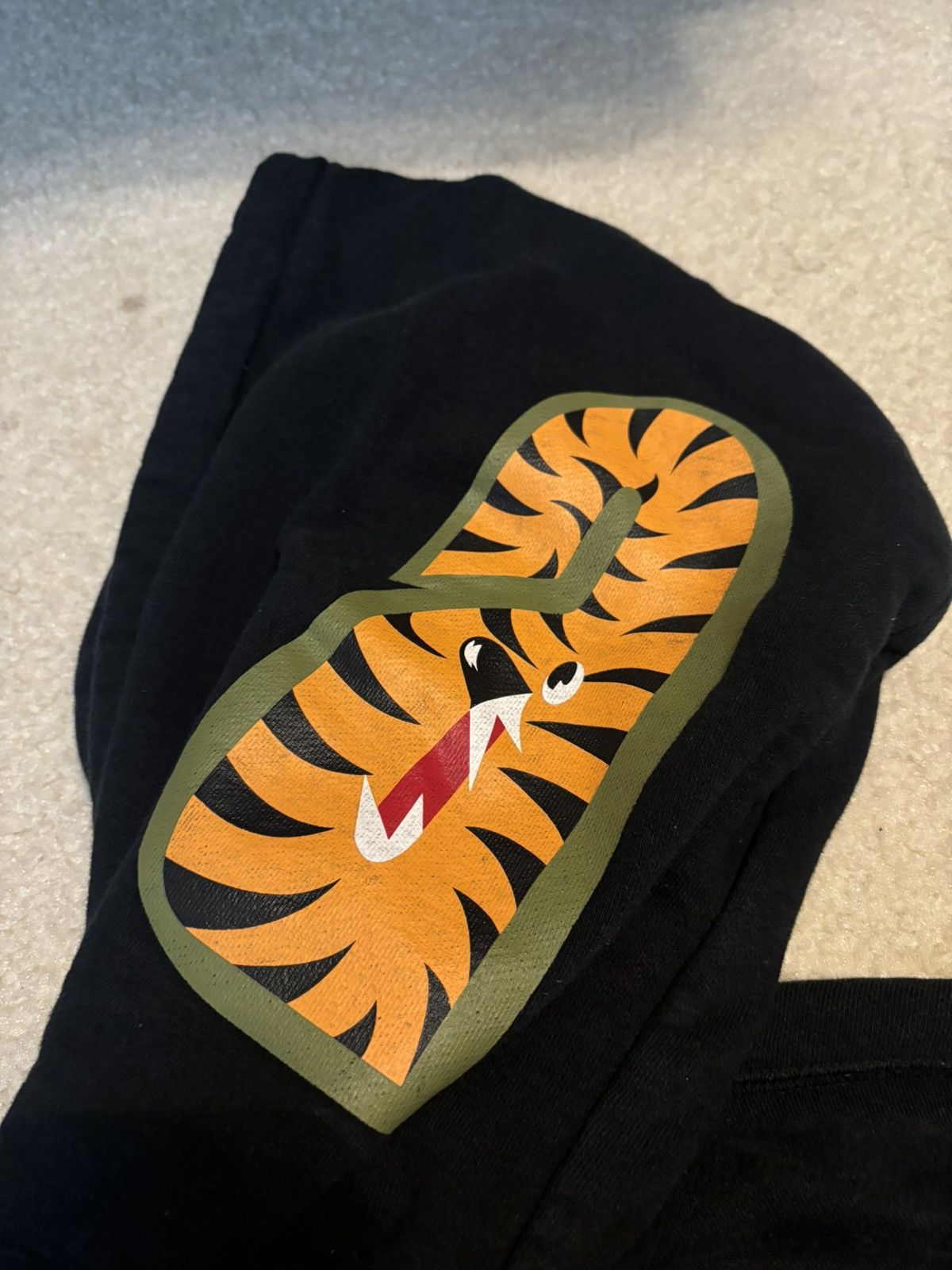 Bape A Bathing Ape Wide Side Zip Shark Pullover Hoodie Black Size US XXL / EU 58 / 5 - 11 Thumbnail