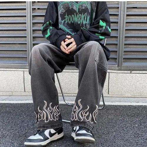 VIBE Fire Straight Baggy Denim Jeans Size US 30 / EU 46 - 2 Thumbnail