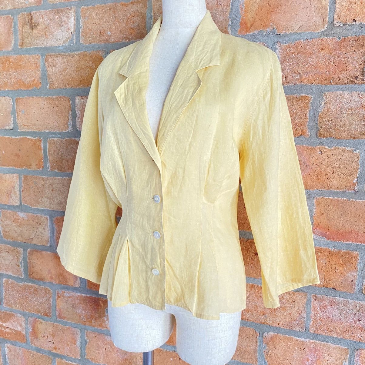 Chloe Chloe Yellow Blazer Size S / US 4 / IT 40 - 16 Thumbnail
