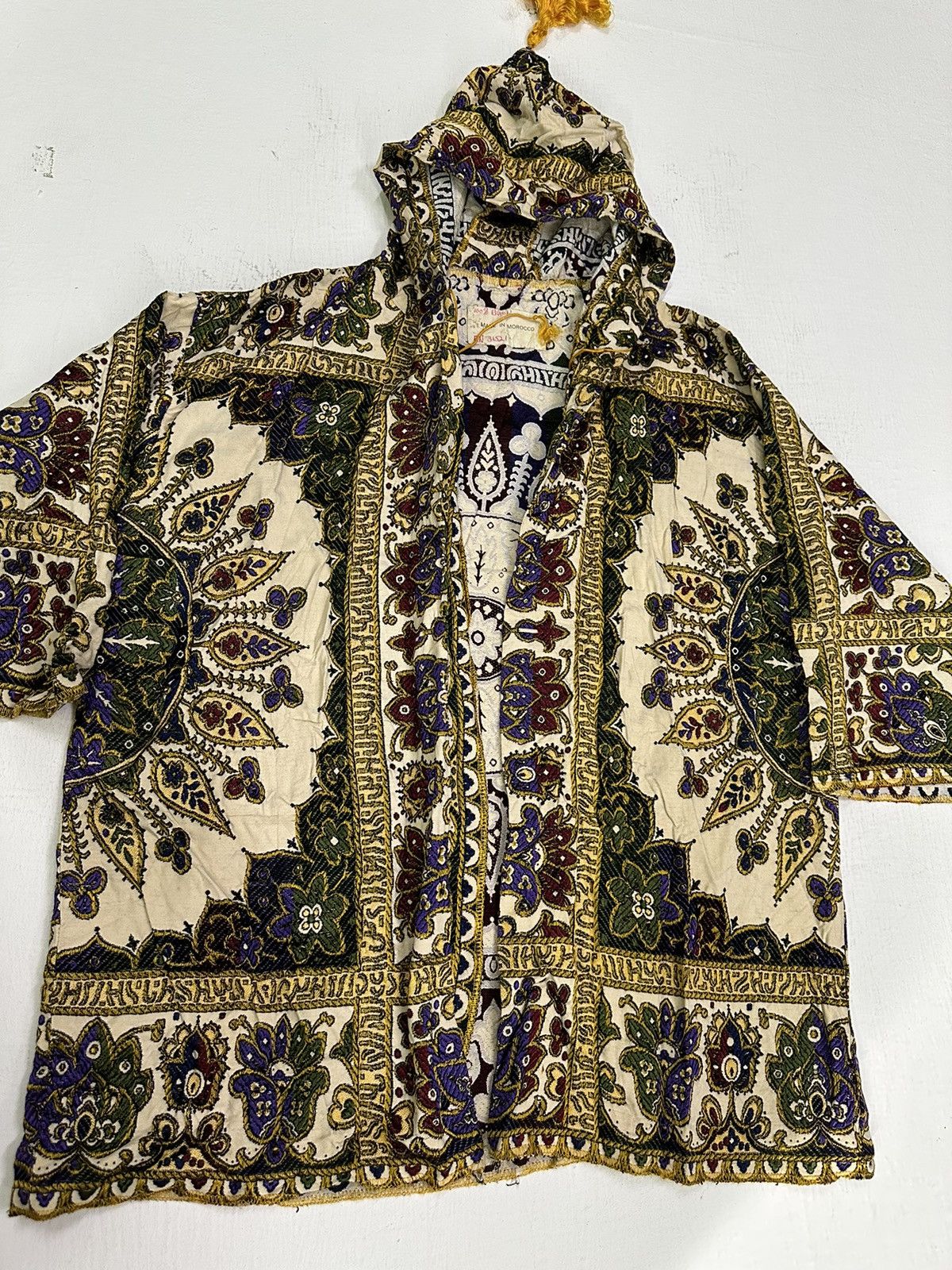 14th Addiction × Other × Vintage Vintage RN31521 Morocco Damask Pattern Rayon Hoodie Size US L / EU 52-54 / 3 - 3 Thumbnail