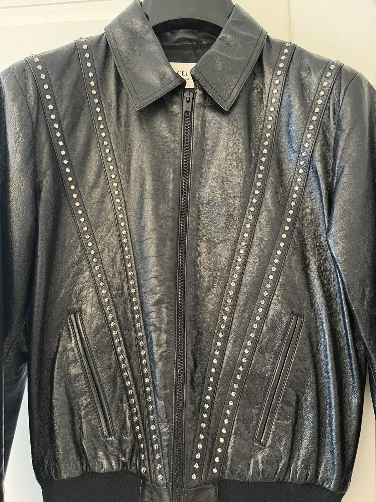 Celine Celine SS19 Rhinestone Jacket Size US S / EU 44-46 / 1 - 1 Thumbnail