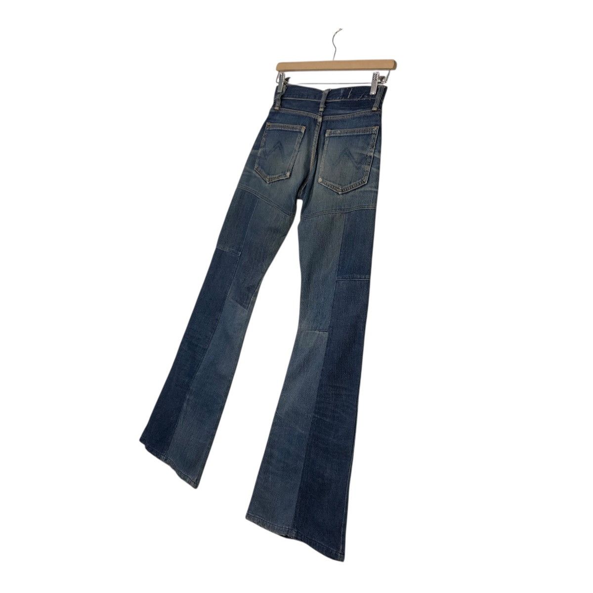 Japanese Brand Vintage Joker Co. Ltd. Panelled Flare Denim Issey Miyake Size 28" / US 6 / IT 42 - 13 Thumbnail