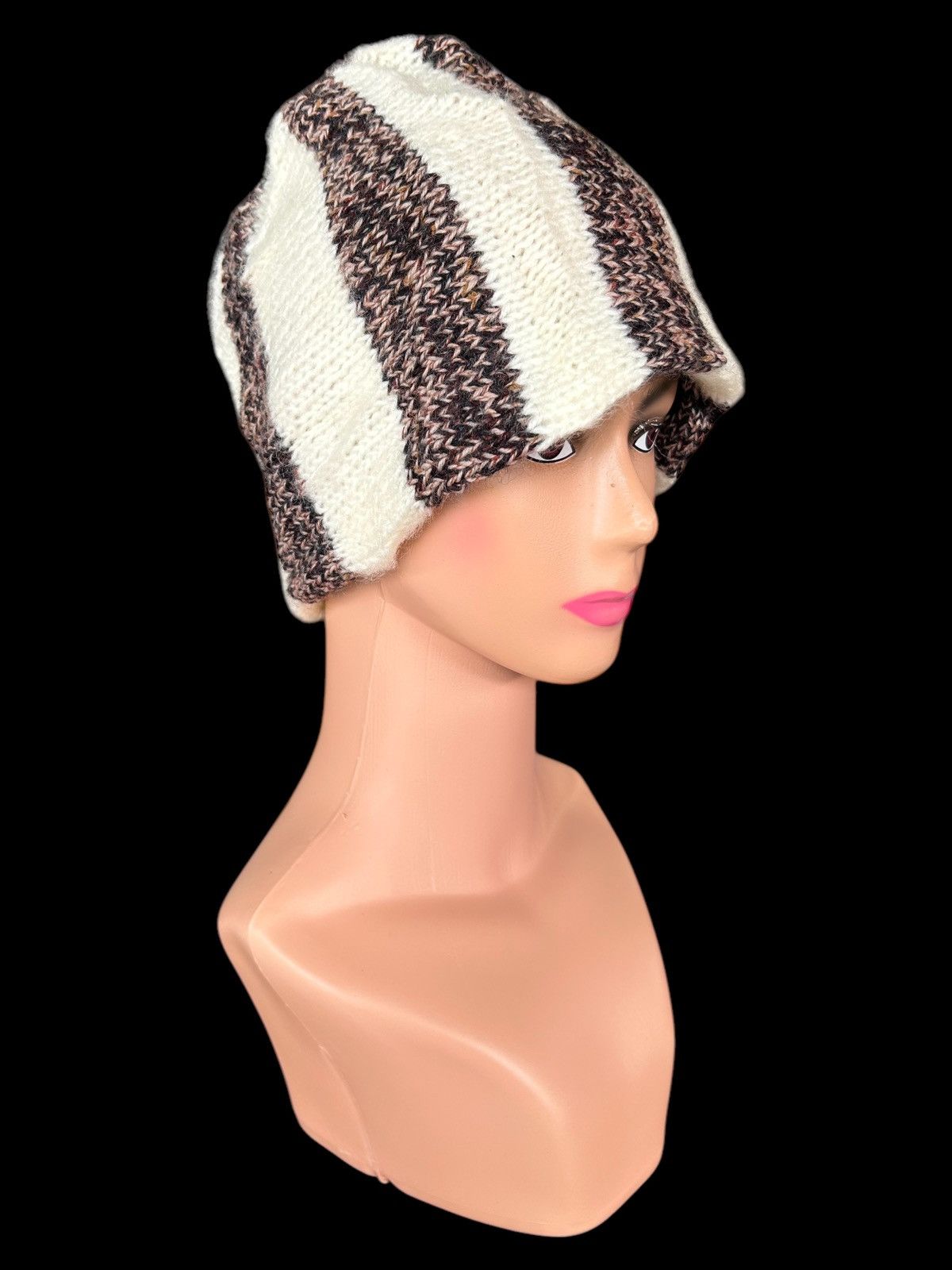 Japanese Brand × Kapital × Vintage Crochet Knitted Handmade Beanie Hats Size ONE SIZE - 1 Thumbnail