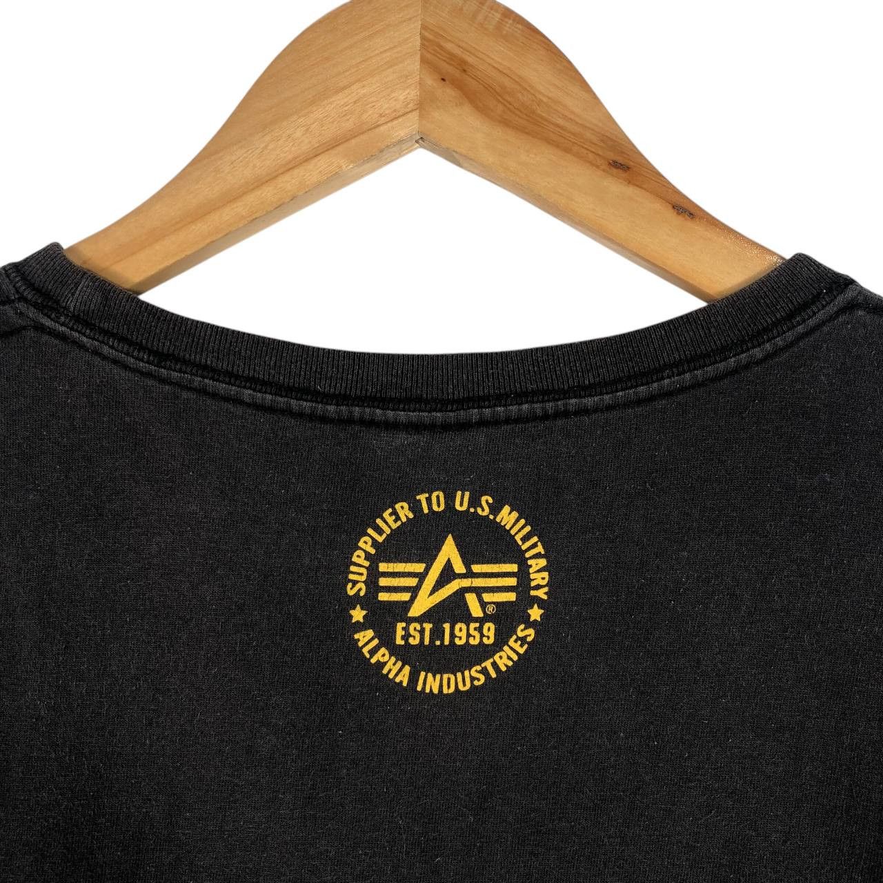 Alpha Industries Vintage Alpha Industries T-Shirt Big Logo Medium Size Size US M / EU 48-50 / 2 - 5 Thumbnail
