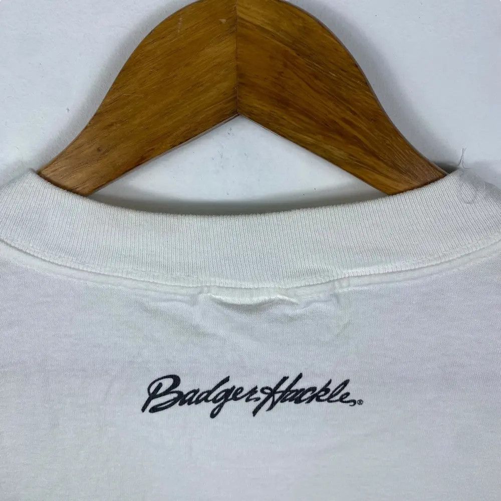 Vintage Vintage 90's BADGER HACKLE Fishing Hook Graphic Tee Shirt Size US L / EU 52-54 / 3 - 5 Thumbnail