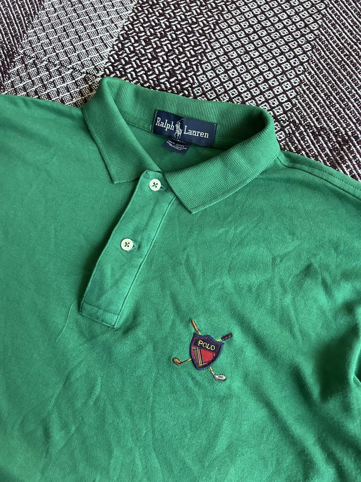 Polo Ralph Lauren Vintage Polo Ralph Lauren Polo Shirt Men’s Basic Streetwear Size US L / EU 52-54 / 3 - 3 Thumbnail