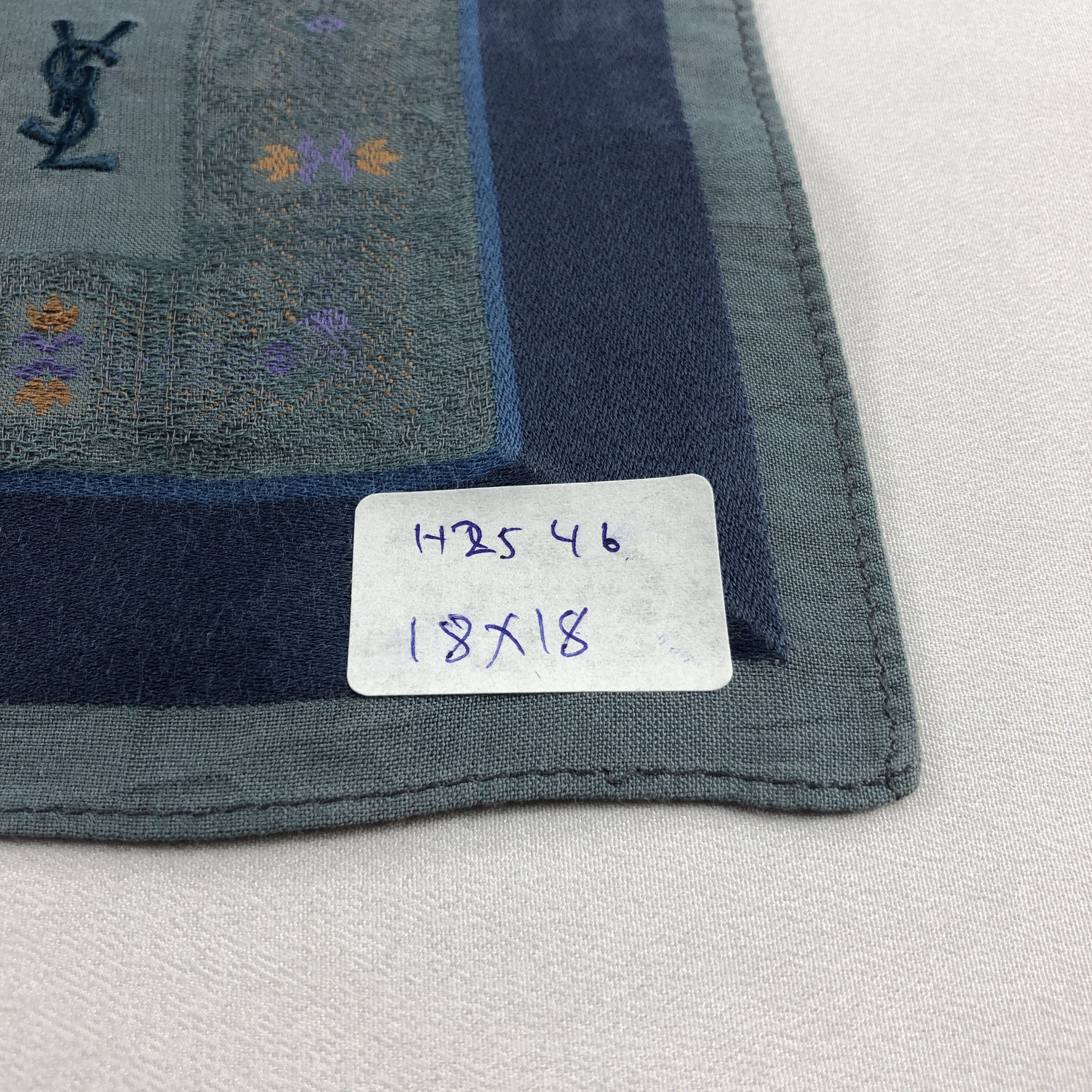 Vintage × Yves Saint Laurent YSL Handkerchief Neckerchief Bandana H2546 Size ONE SIZE - 5 Thumbnail