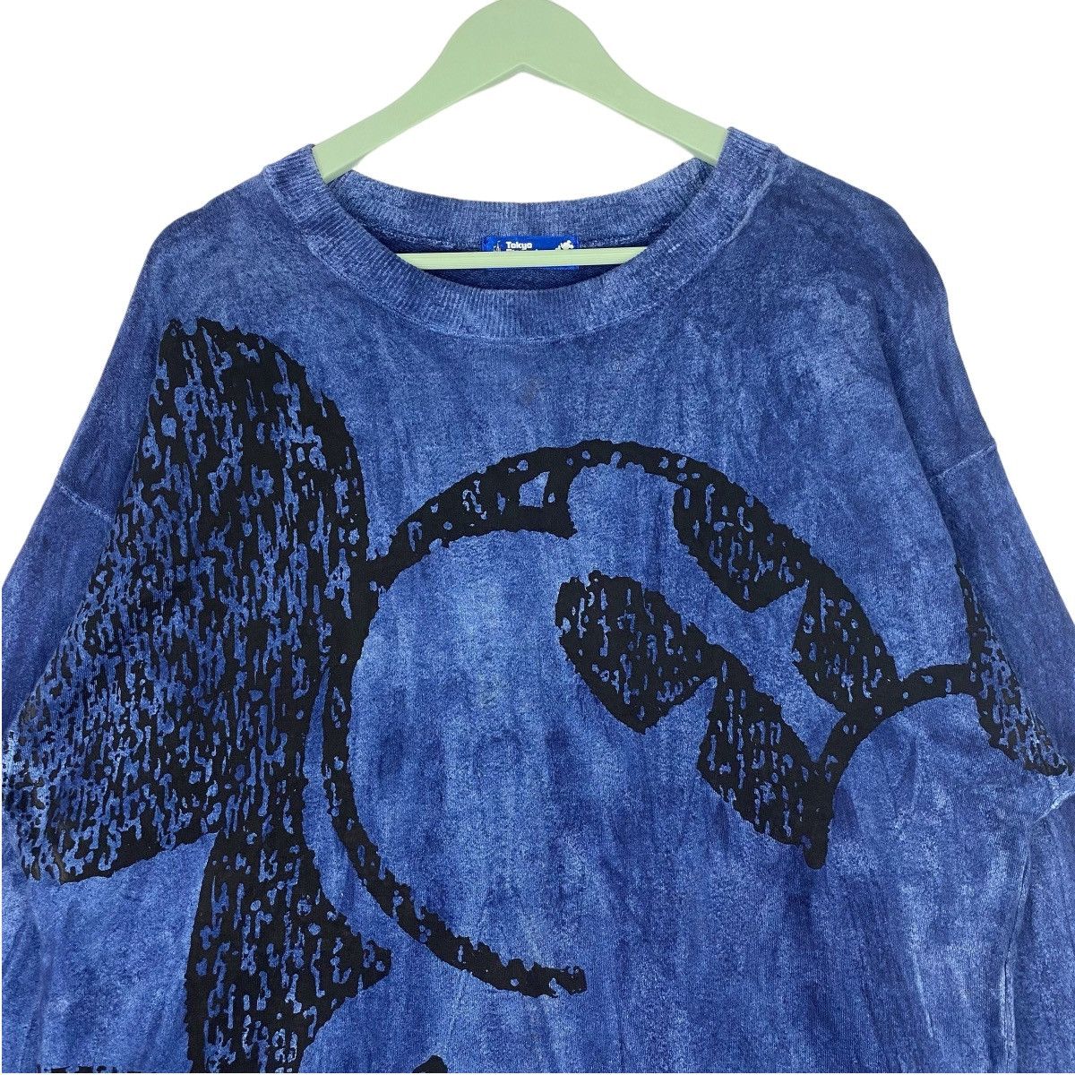 Disney Tokyo Disneyland Sweatshirt Bleach Wash Mickey Mouse Jumper Size L / US 10 / IT 46 - 2 Thumbnail