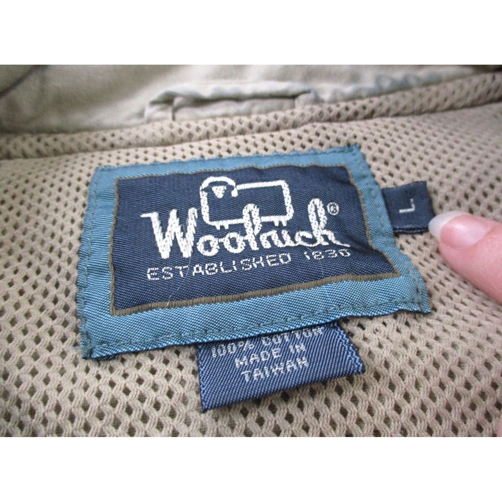 Vintage Woolrich Vest Jacket L Mens Cargo Fishing Outdoors Hunting Hiking Safari Guide Size US L / EU 52-54 / 3 - 6 Thumbnail