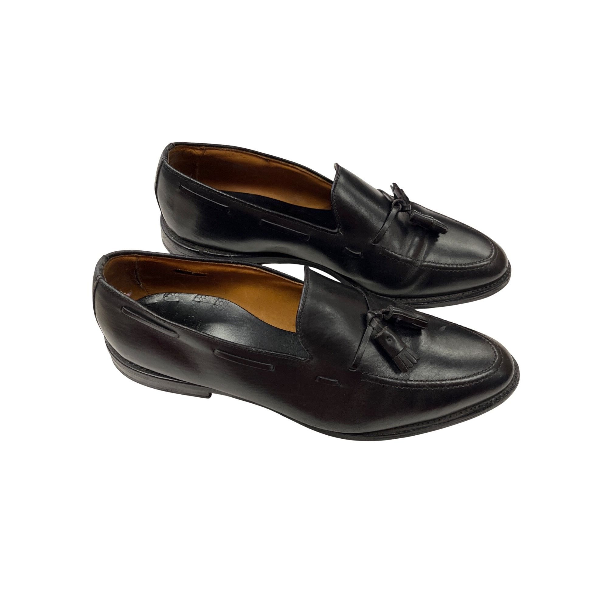 Allen Edmonds Allen Edmonds Grayson mens black leather tasseled oxford sho Size US 13 / EU 46 - 19 Thumbnail