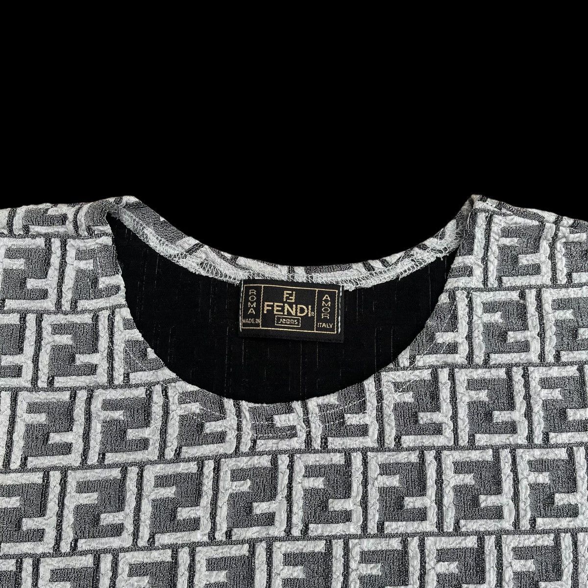 Fendi Vintage 90s fendi short sleeve Size L / US 10 / IT 46 - 3 Thumbnail