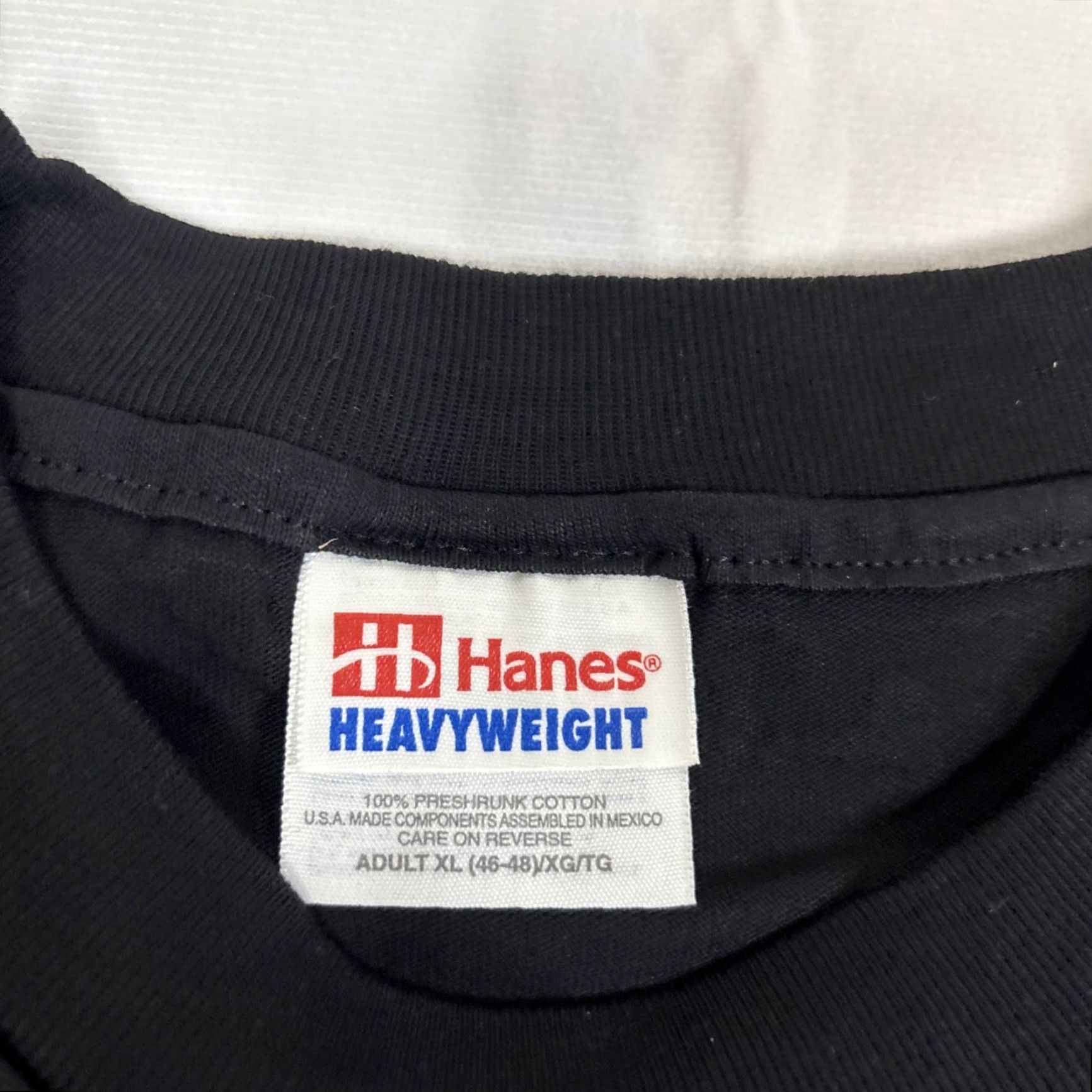 Hanes Hanes Heavyweight T-Shirt Men XL Black Swing The Original Broadway Vintage Mens XL Black Swing Vintage Size US XL / EU 56 / 4 - 3 Thumbnail