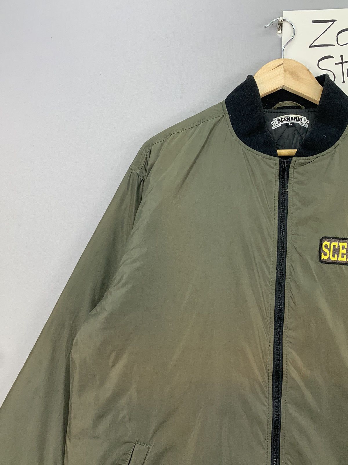 Vintage Vintage 90s Japan Scenario Patches Bomber Flight Jacket Size US XL / EU 56 / 4 - 7 Thumbnail