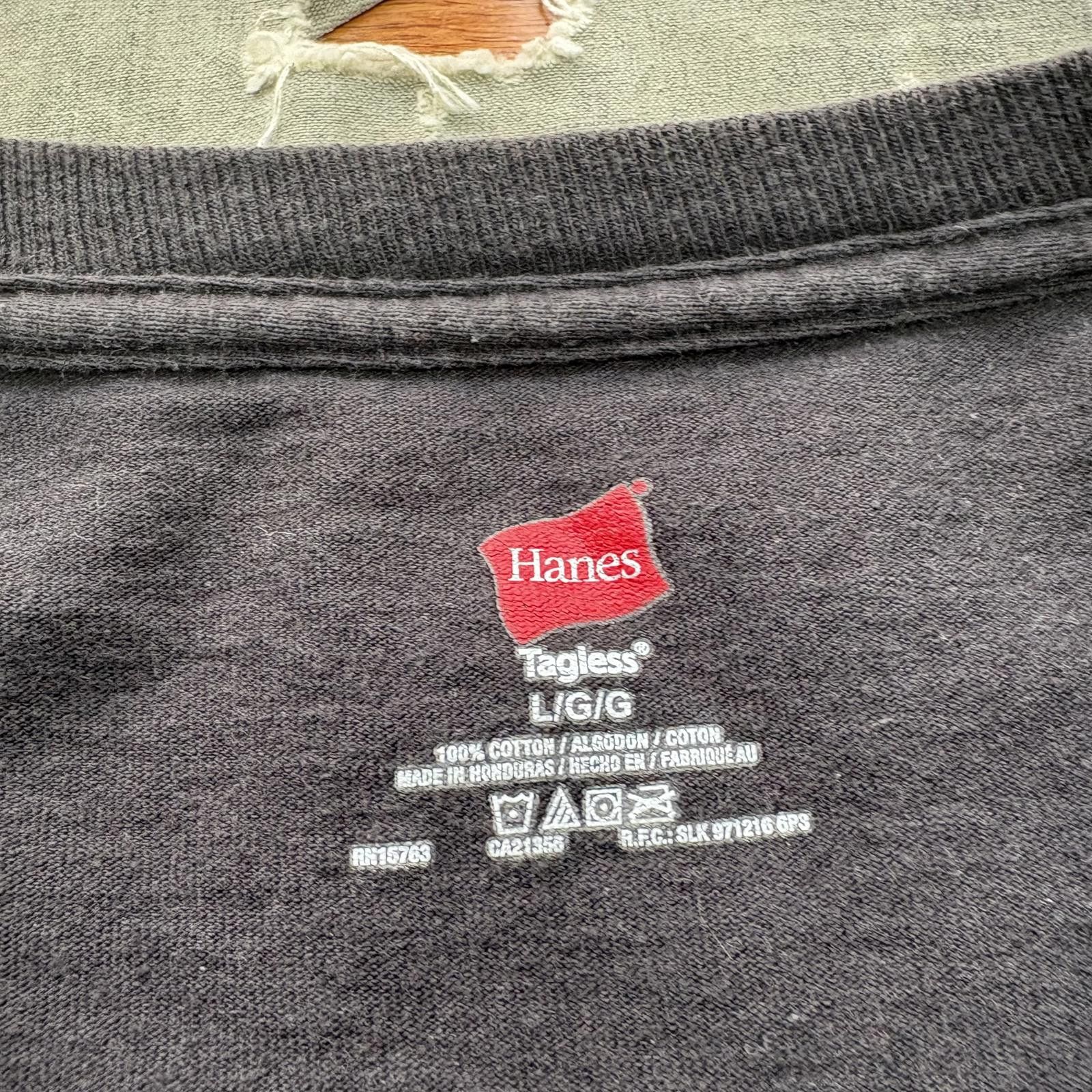 Hanes Vintage Y2K Faded Deal’s Gap Dragon Highway Biker Shirt Size US L / EU 52-54 / 3 - 3 Thumbnail