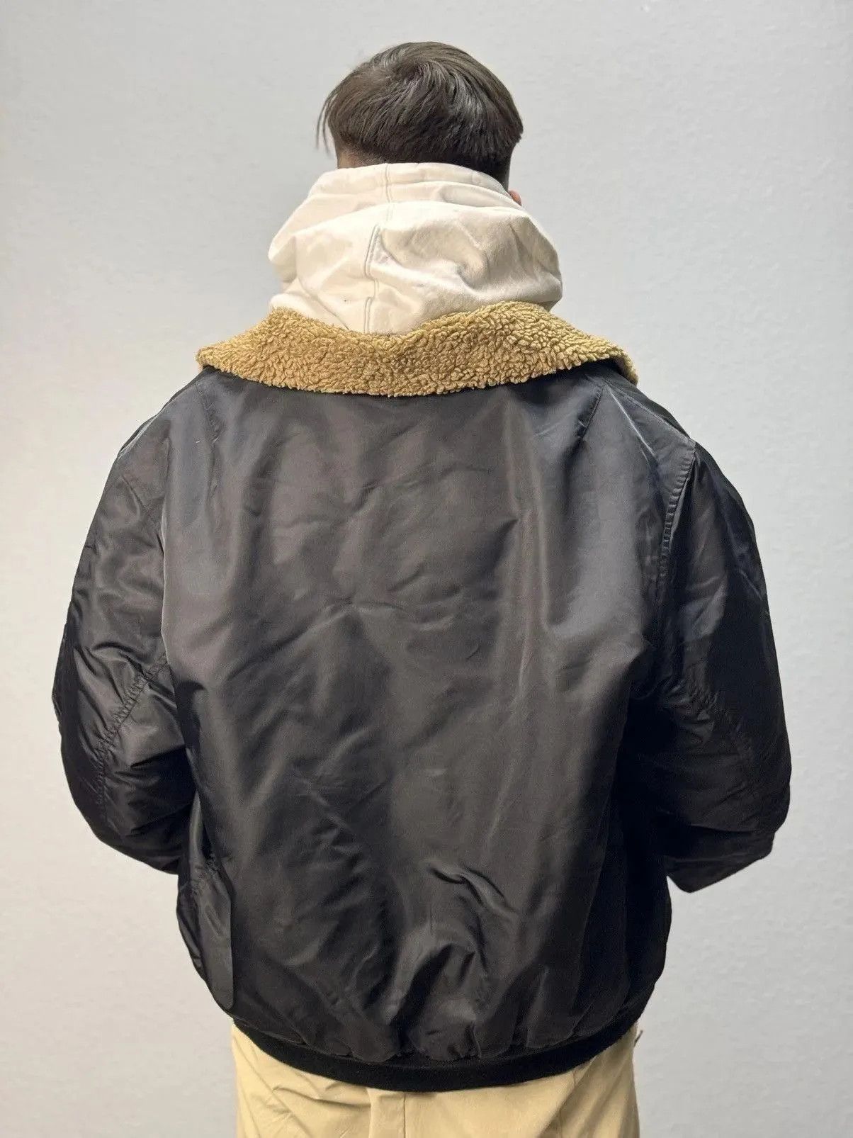 Schott Japanese Avant-Garde Black Bomber Jacket Size US XL / EU 56 / 4 - 6 Thumbnail