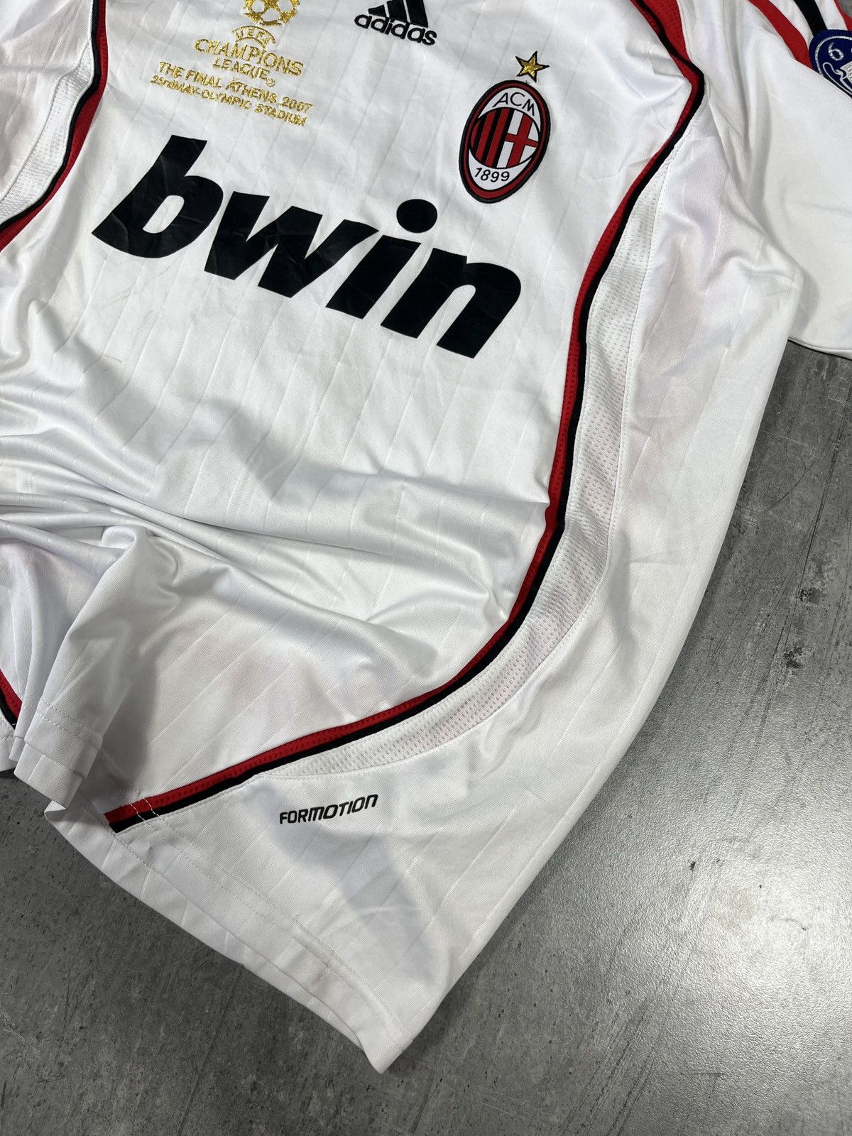Adidas 2006-07 AC Milan Athens Gattuso final jersey Size US L / EU 52-54 / 3 - 7 Thumbnail