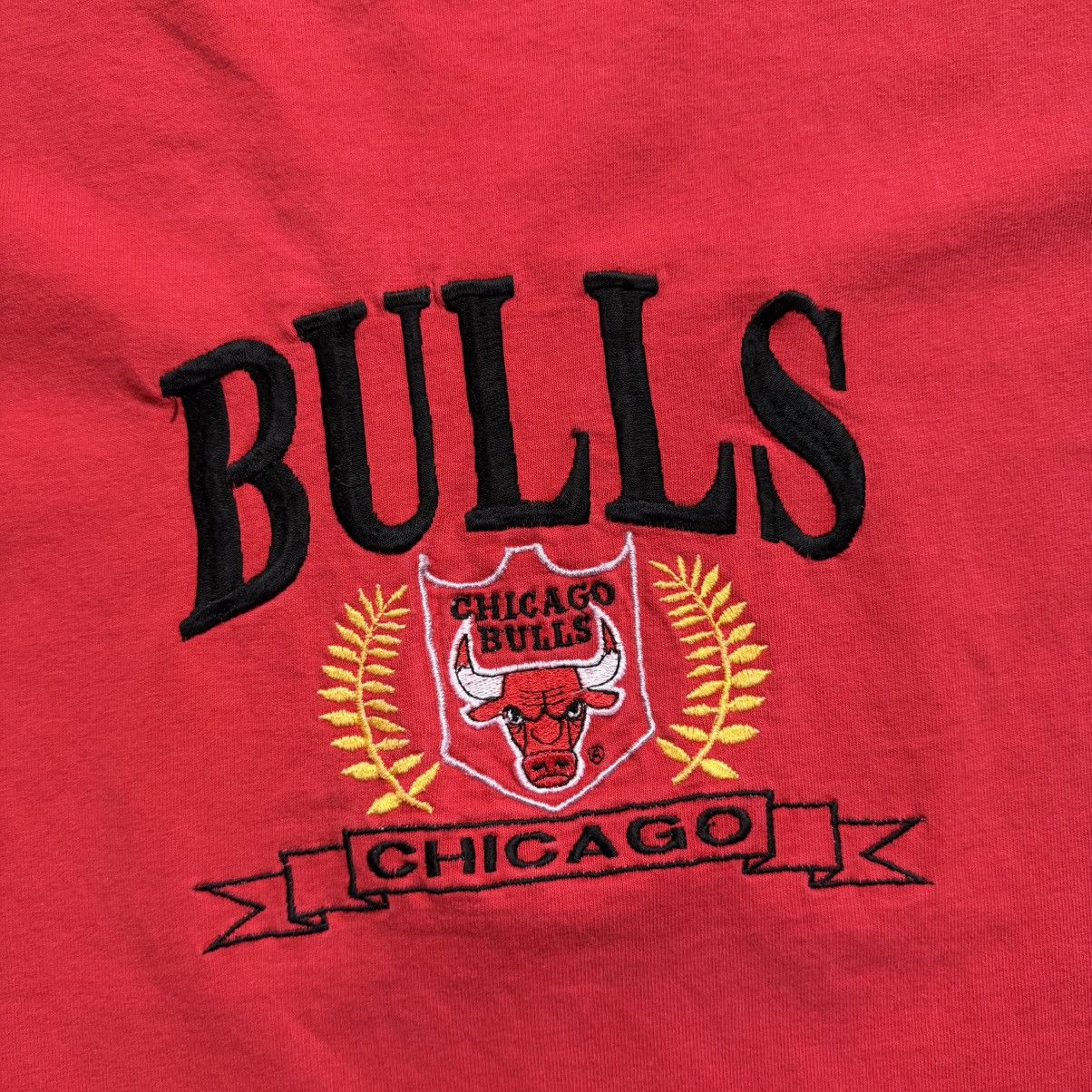 Logo 7 Vintage Logo 7 Chicago Bulls Embroidery T-Shirt Size US XL / EU 56 / 4 - 4 Thumbnail