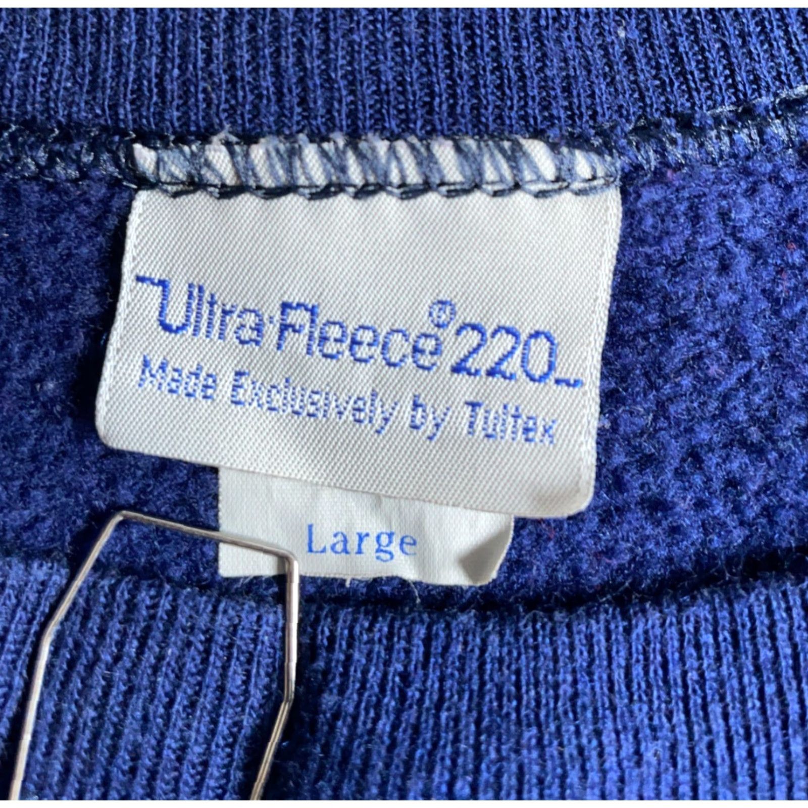 Tultex VINTAGE Tultex Sweatshirt Raglan Sleeve Dark Blue 80s Repurposed Medium Adult Mens Raglan Sleeve Size US M / EU 48-50 / 2 - 3 Thumbnail