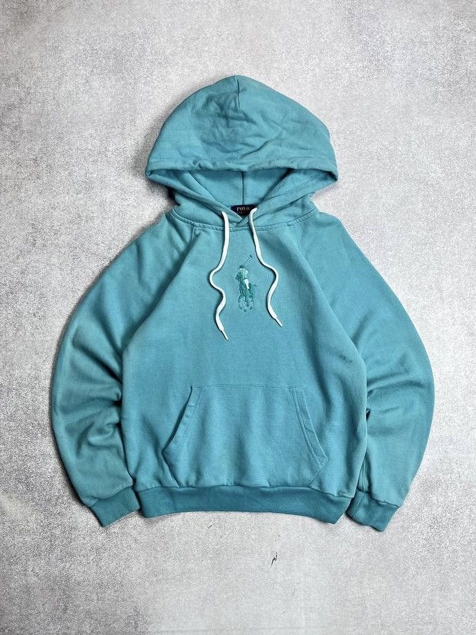 Japanese Brand × Polo Ralph Lauren × Vintage Vintage Polo Ralph Lauren Boxy Big Pony Hoodie Y2K S Size US S / EU 44-46 / 1 - 1 Thumbnail