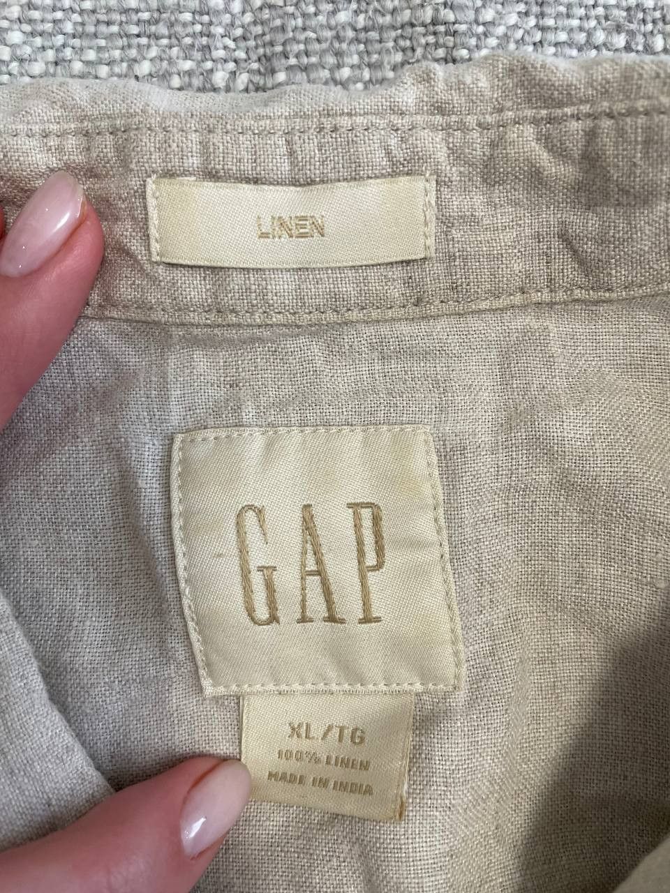 Gap Linen Shirt Men short sleeve Gap Size XL Size US XL / EU 56 / 4 - 4 Thumbnail