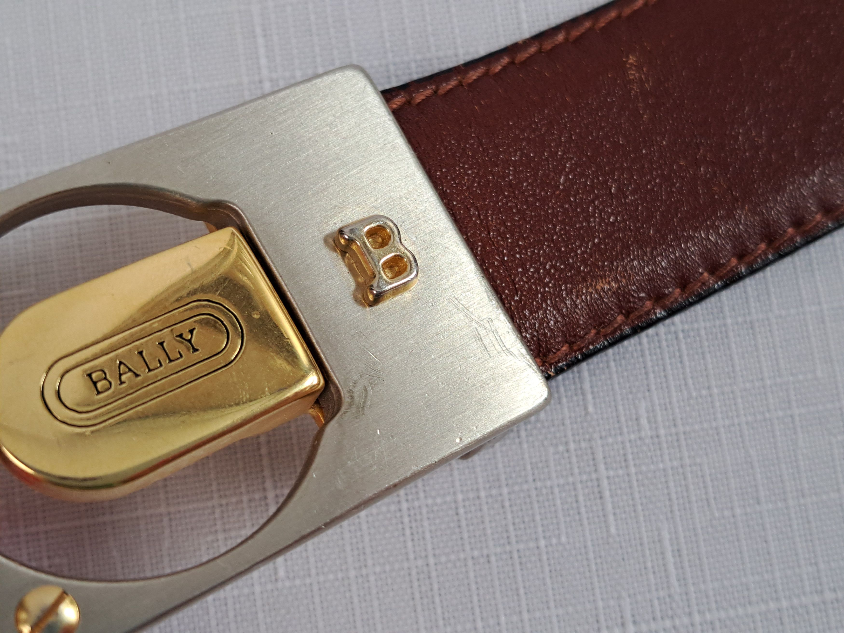 Bally × Vintage Vintage BALLY leather belt. Size ONE SIZE - 8 Thumbnail