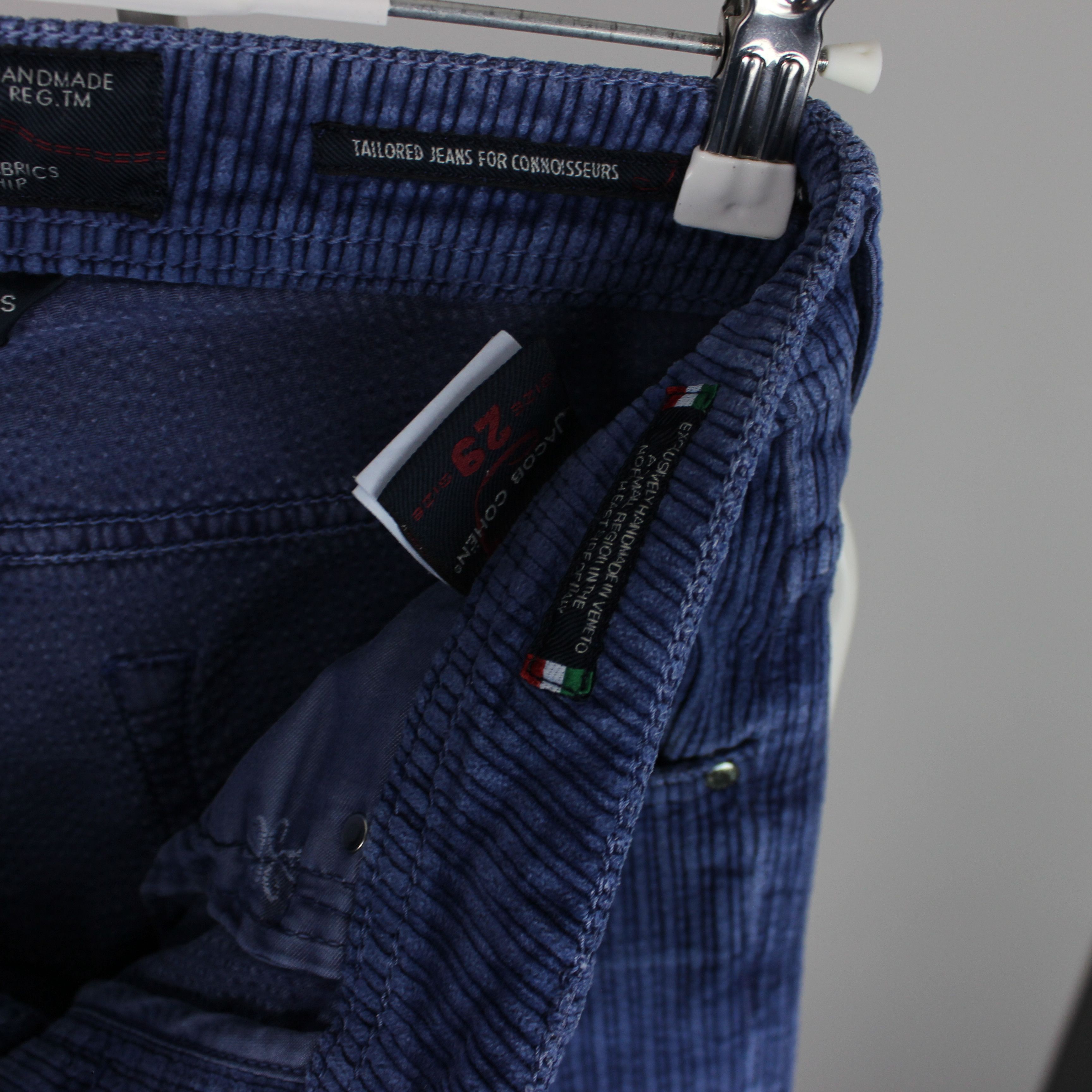 Jacob Cohen Jacob Cohen casual pants velvet men 29 eu blue Size US 29 - 11 Thumbnail