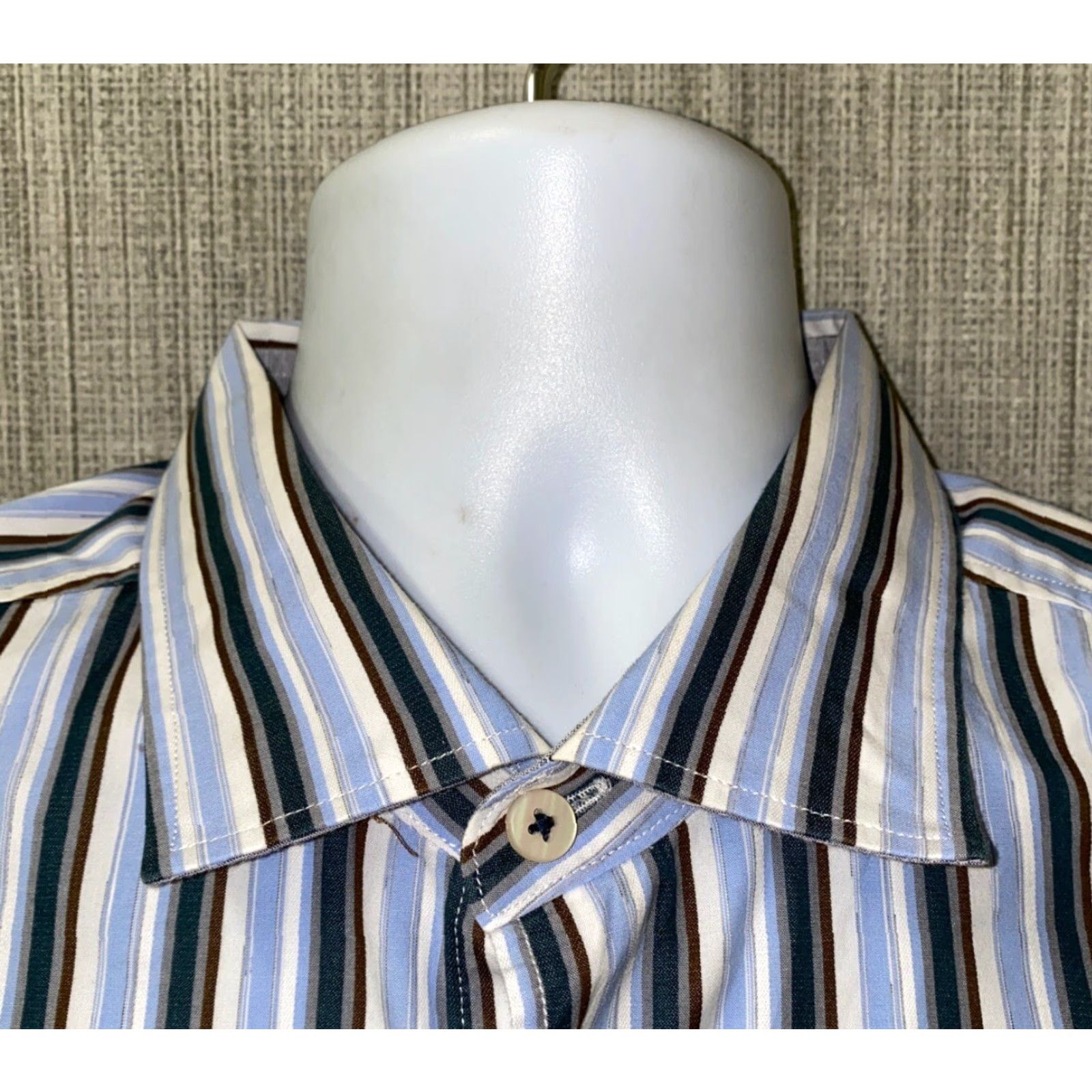 Tommy Bahama Tommy Bahama Shirt Mens Striped Long Sleeve Button-Up Size L Multicolor Colorful Casual Cotton Regular NFT Size US L / EU 52-54 / 3 - 3 Thumbnail