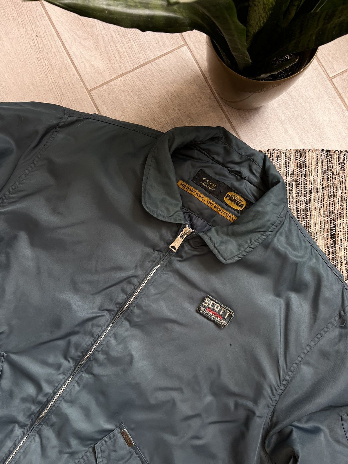 Schott × Vintage Vintage Schott NYC Bomber jacket MA-2 flyer military Size US XXL / EU 58 / 5 - 4 Thumbnail