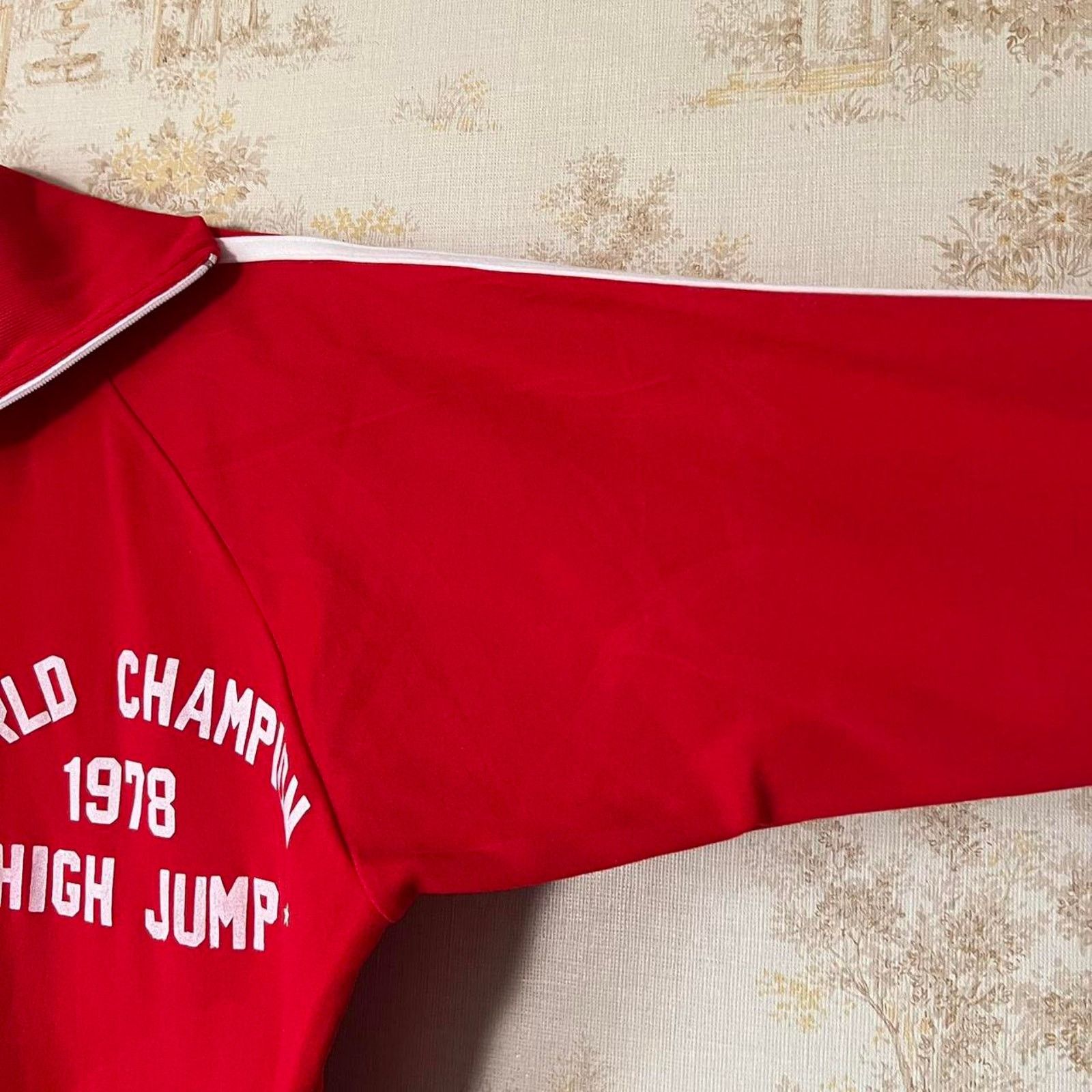 Vintage 70s Track Jacket | World Champion 1978 High Jump | Size L Size US L / EU 52-54 / 3 - 4 Thumbnail