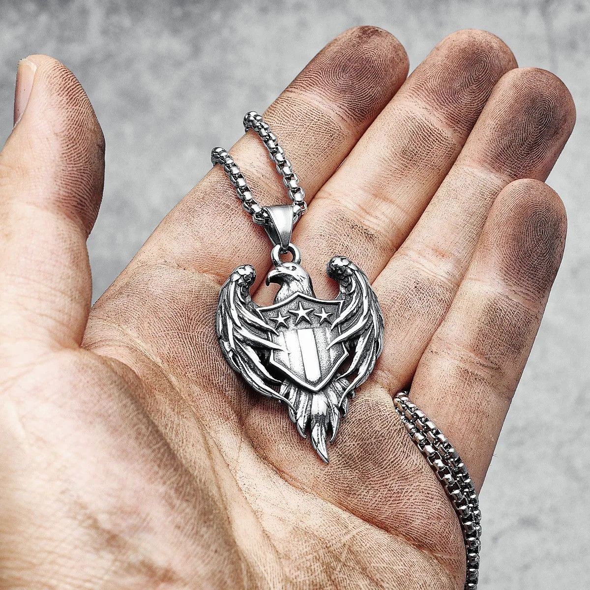 Other Hawk Shield Pendant Accessories Necklace Gifts Size ONE SIZE - 4 Thumbnail