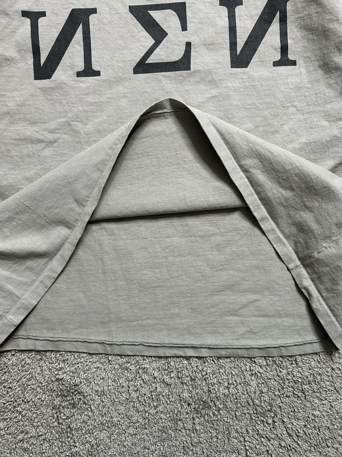 Other Yeezy Tee TS-01 03 Dark Grey Size 2 Cropped Boxy Size US L / EU 52-54 / 3 - 3 Thumbnail