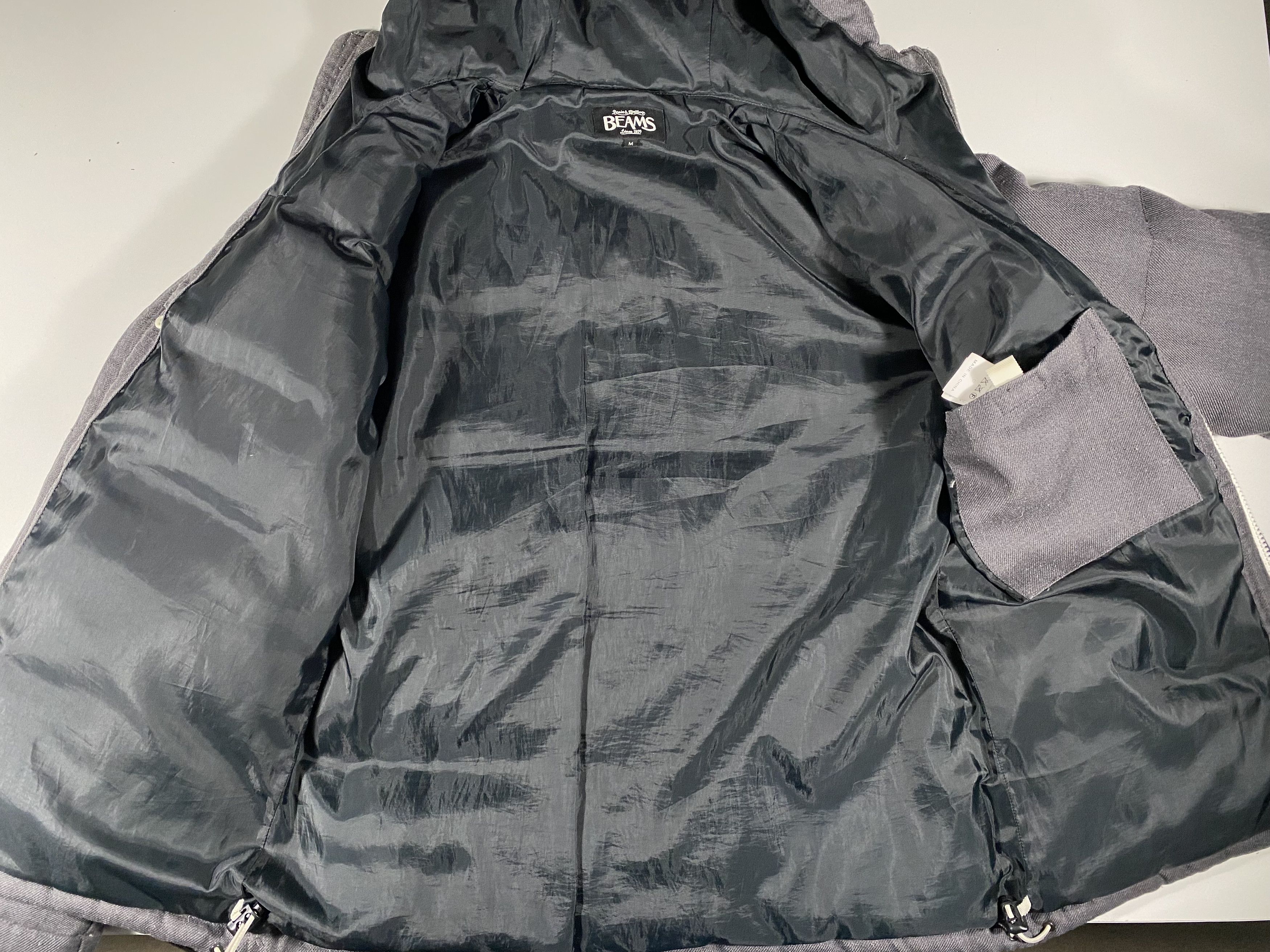 Beams Plus Beams Button Up Wool Utility Puffer Parka Gray mens Size US M / EU 48-50 / 2 - 9 Thumbnail