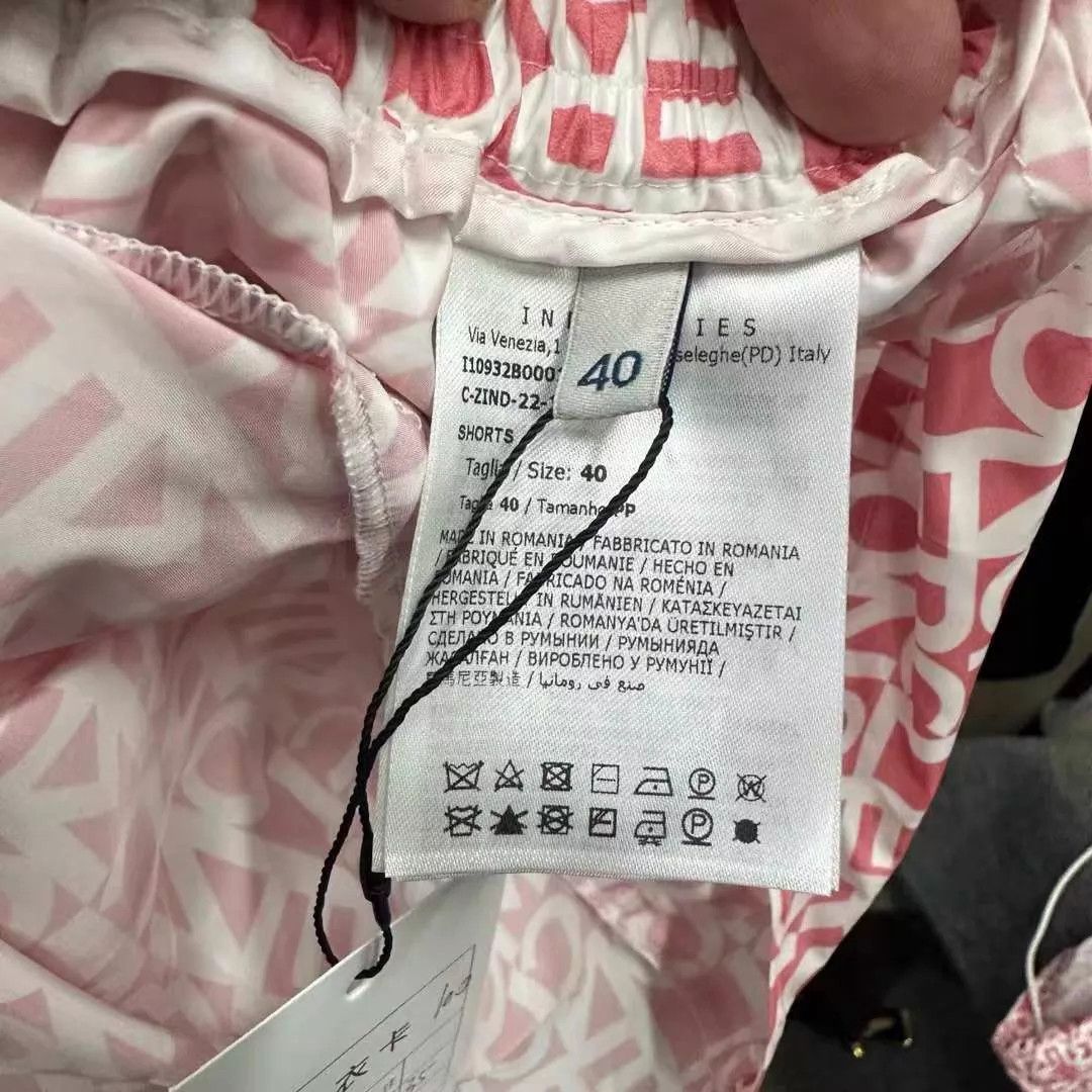 Moncler Moncler New Pink All Over Print Shorts 40 Size 27" / US 4 / IT 40 - 2 Thumbnail