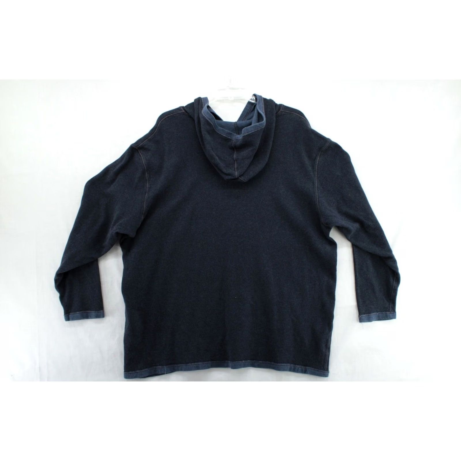 Robert Graham Robert Graham Pullover Hoodie Mens 3XT Blue Long Sleeve Knit Logo Cozy Outdoors Knit Style Pullover Logo Mens Hoodie Blue 3XL Size US XXL / EU 58 / 5 - 3 Thumbnail